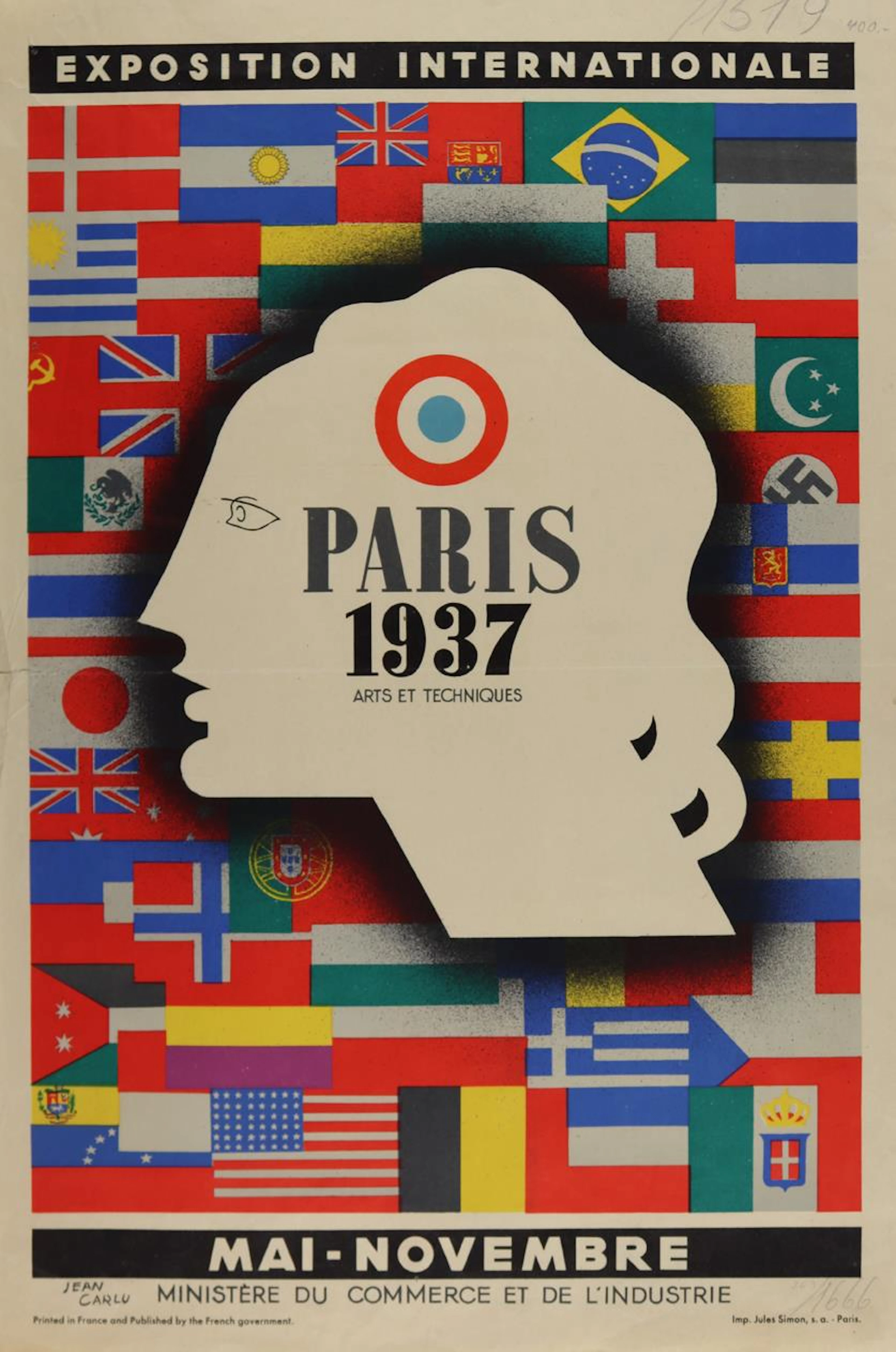 Carlu, Jean (1900 Bonnières-sur-Seine - Nogent-sur-Marne 1997). Exposition