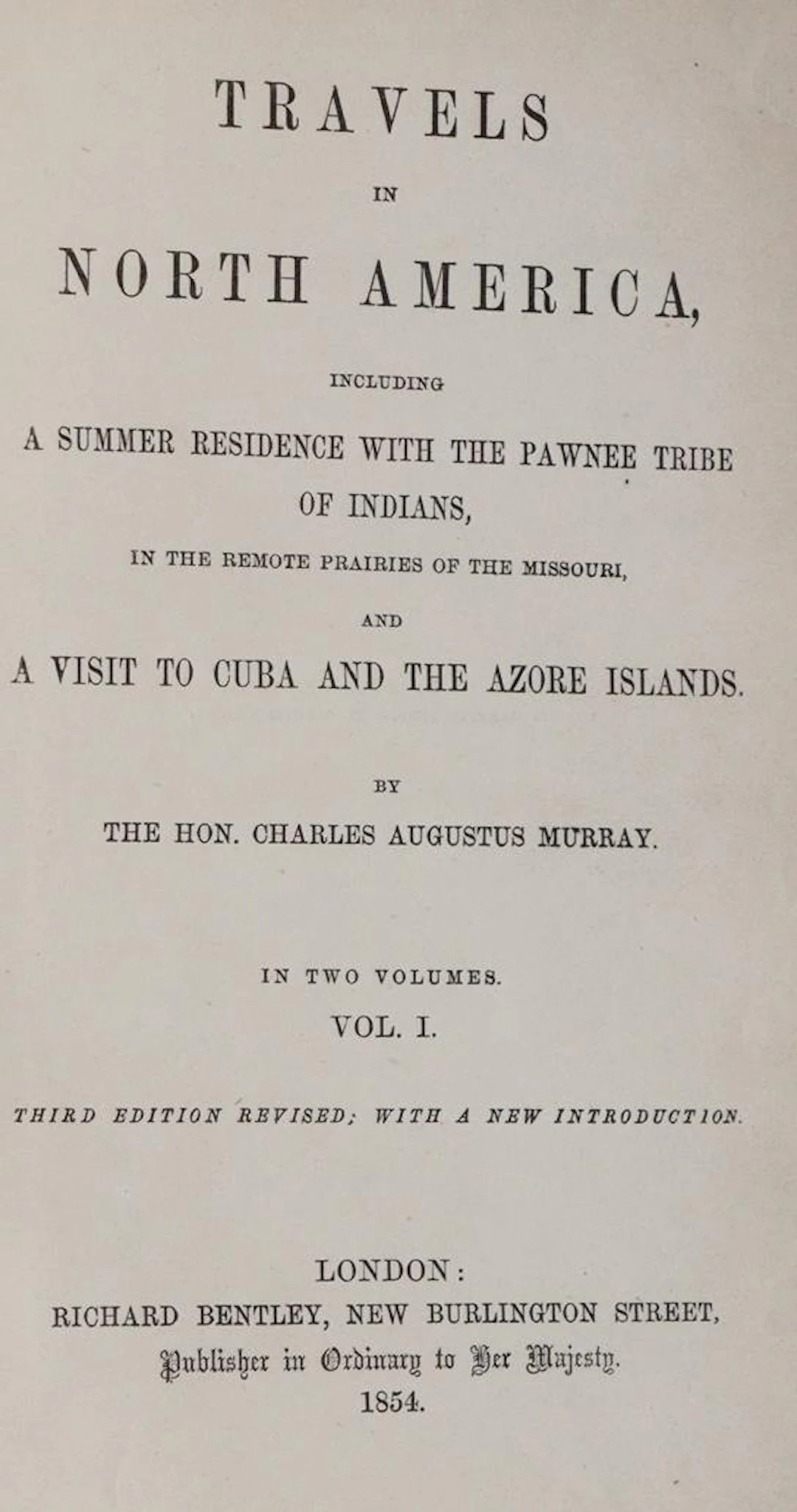 Murray,C.A. Travels in North America
