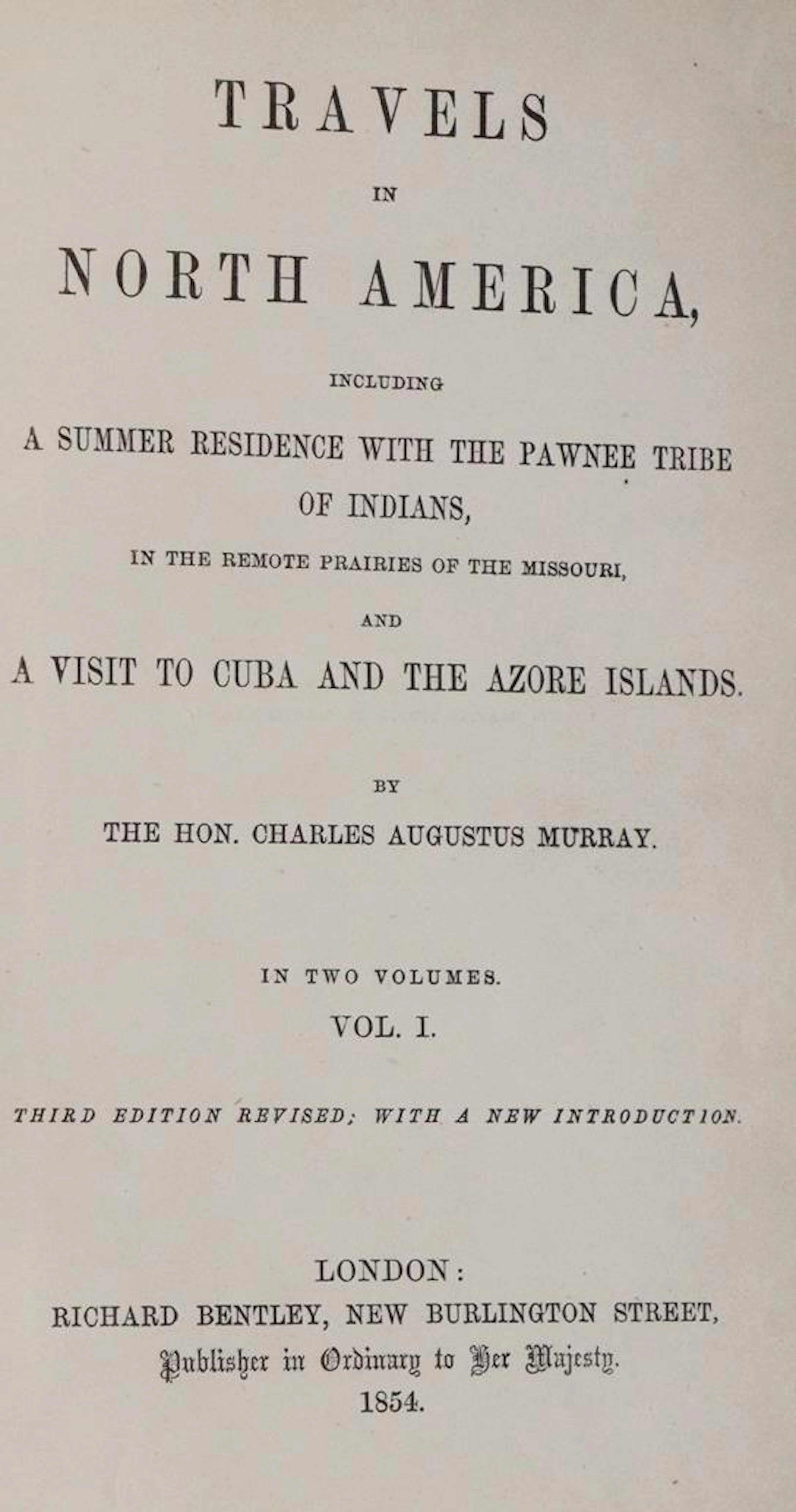 Murray,C.A. Travels in North America
