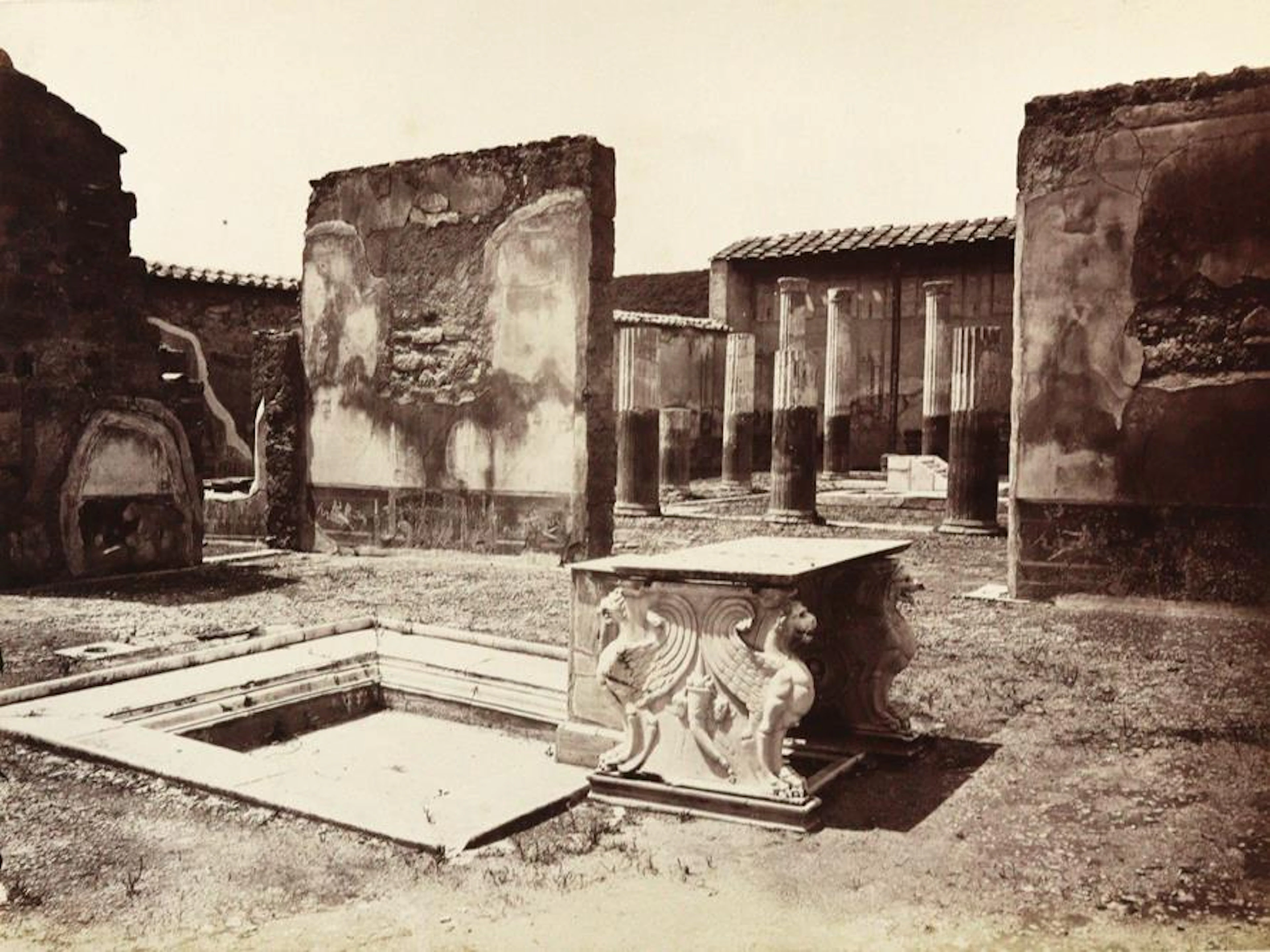 Pompeii. 43 Photographien des 19. und frühen 20. Jh. U.a. von Giorgio Sommer
