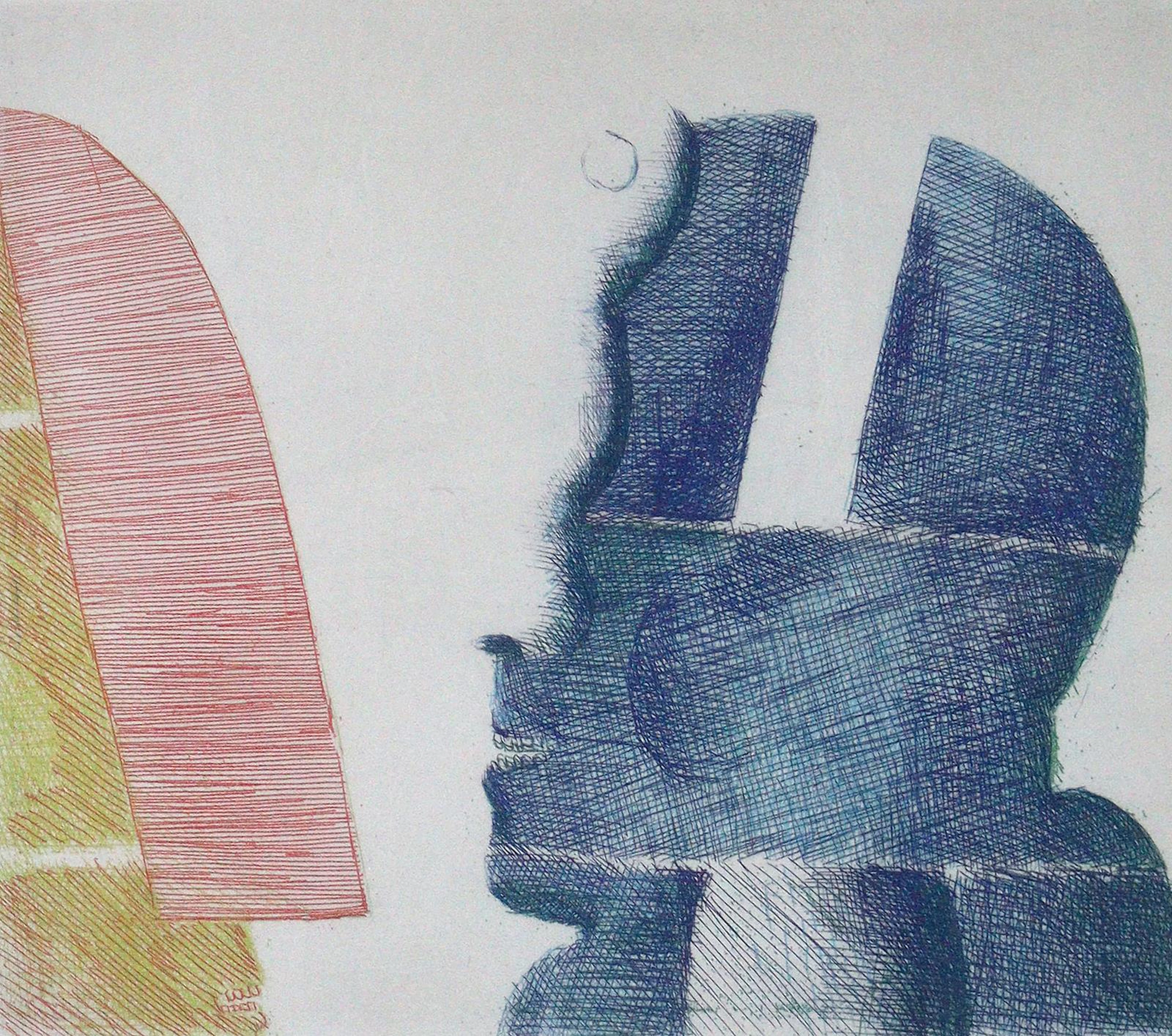 Antes, Horst (1936 Heppenheim). Untitled. Farbradierung. Sign. u.