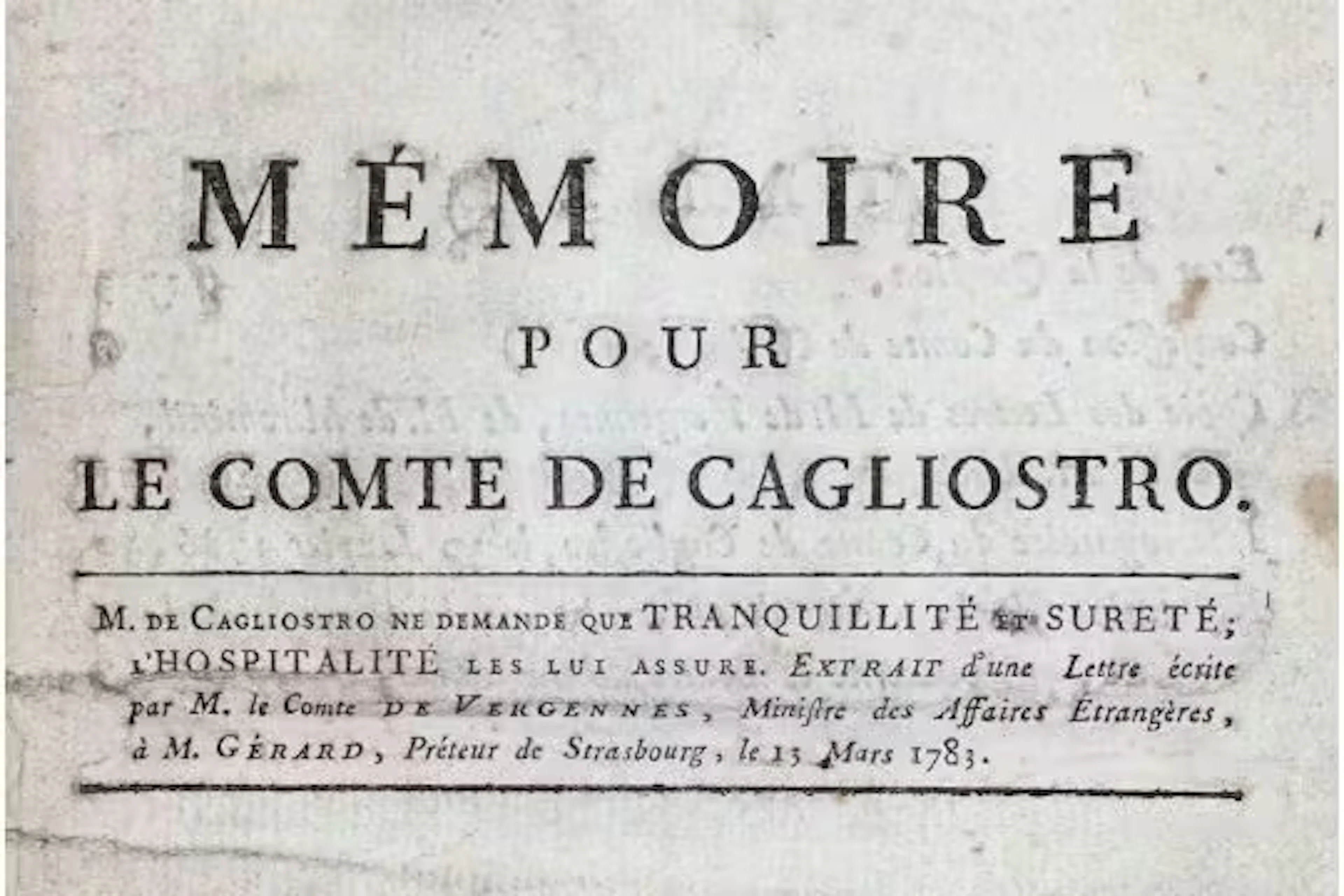 Cagliostro,A.