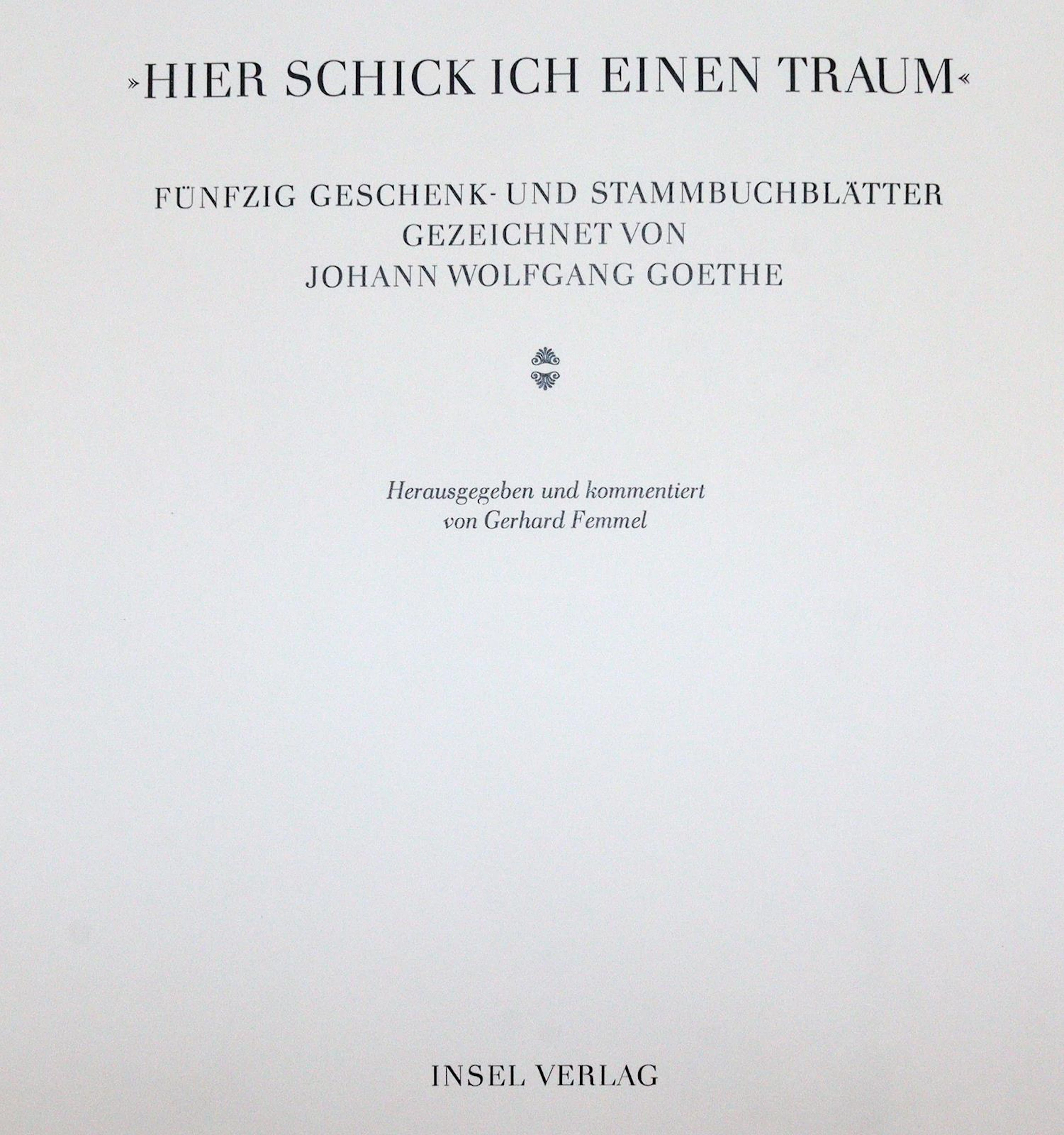 Femmel,G. "Hier schick ich einen Traum". 50 Geschenk- und Stammbuchblätter