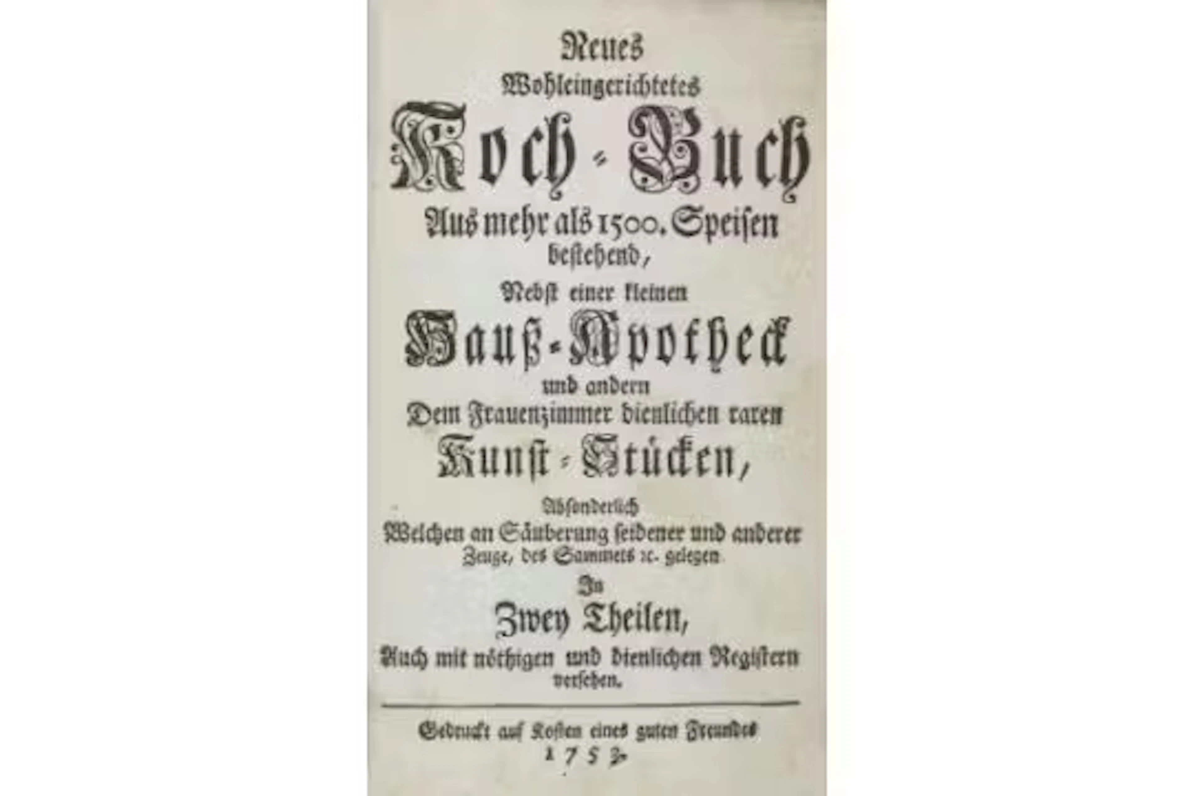Neues wohleingerichtetes Koch-Buch