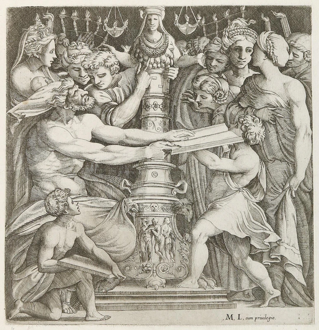 Lucchesi, Michel (1539 Rom - um 1604). Mysterienkult der Diana von