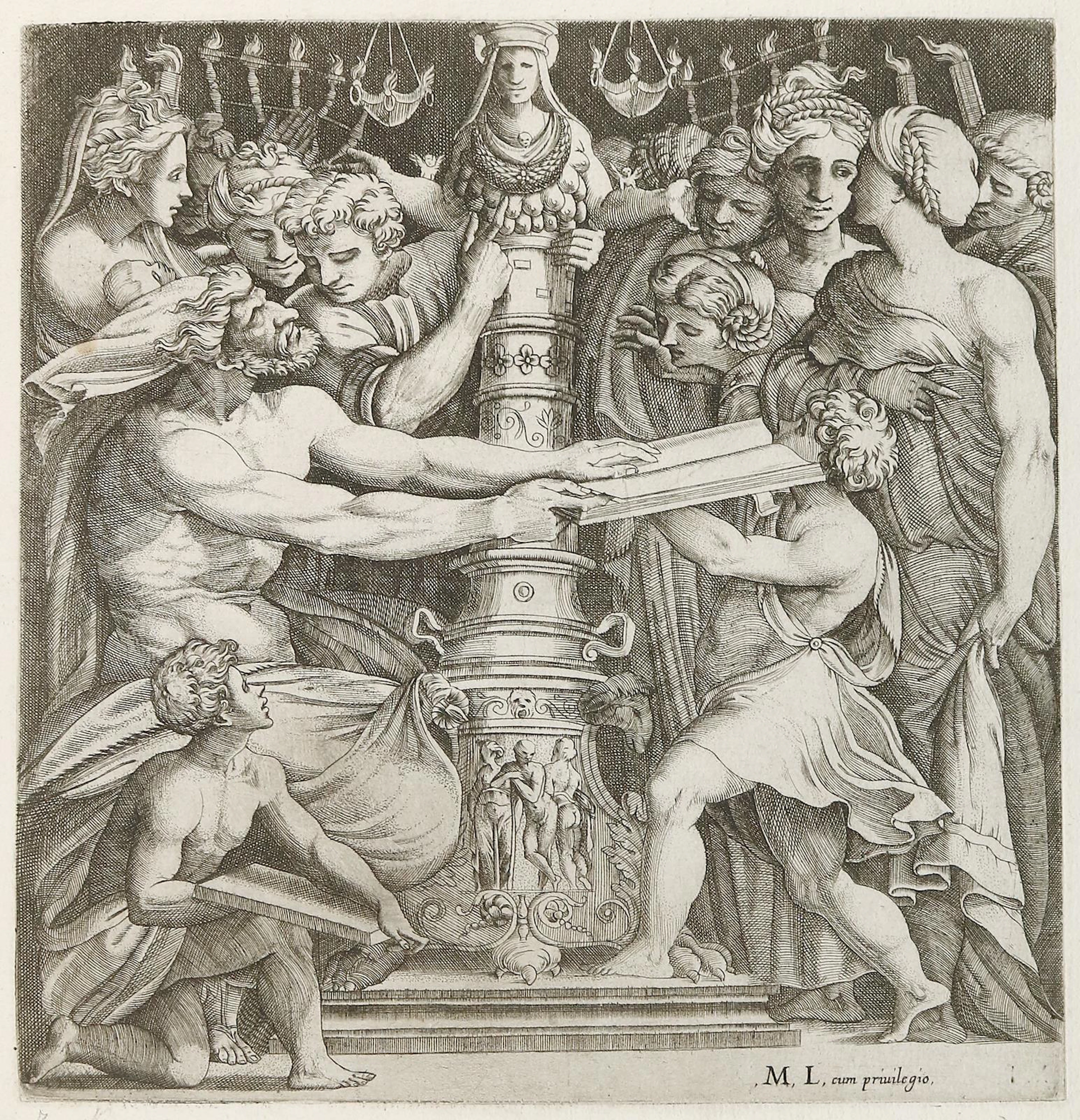 Lucchesi, Michel (1539 Rom - um 1604). Mysterienkult der Diana von