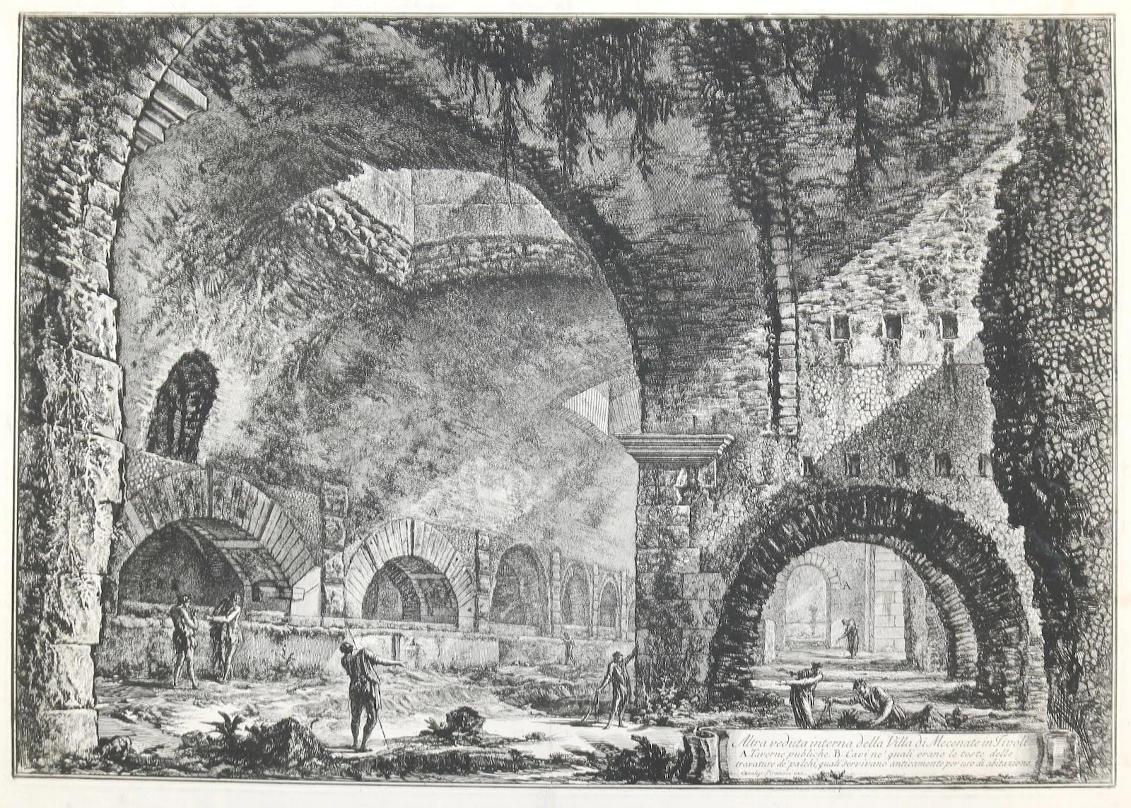 Piranesi, Giovanni Battista (1720 Mogliani - Rom 1778). Altra veduta