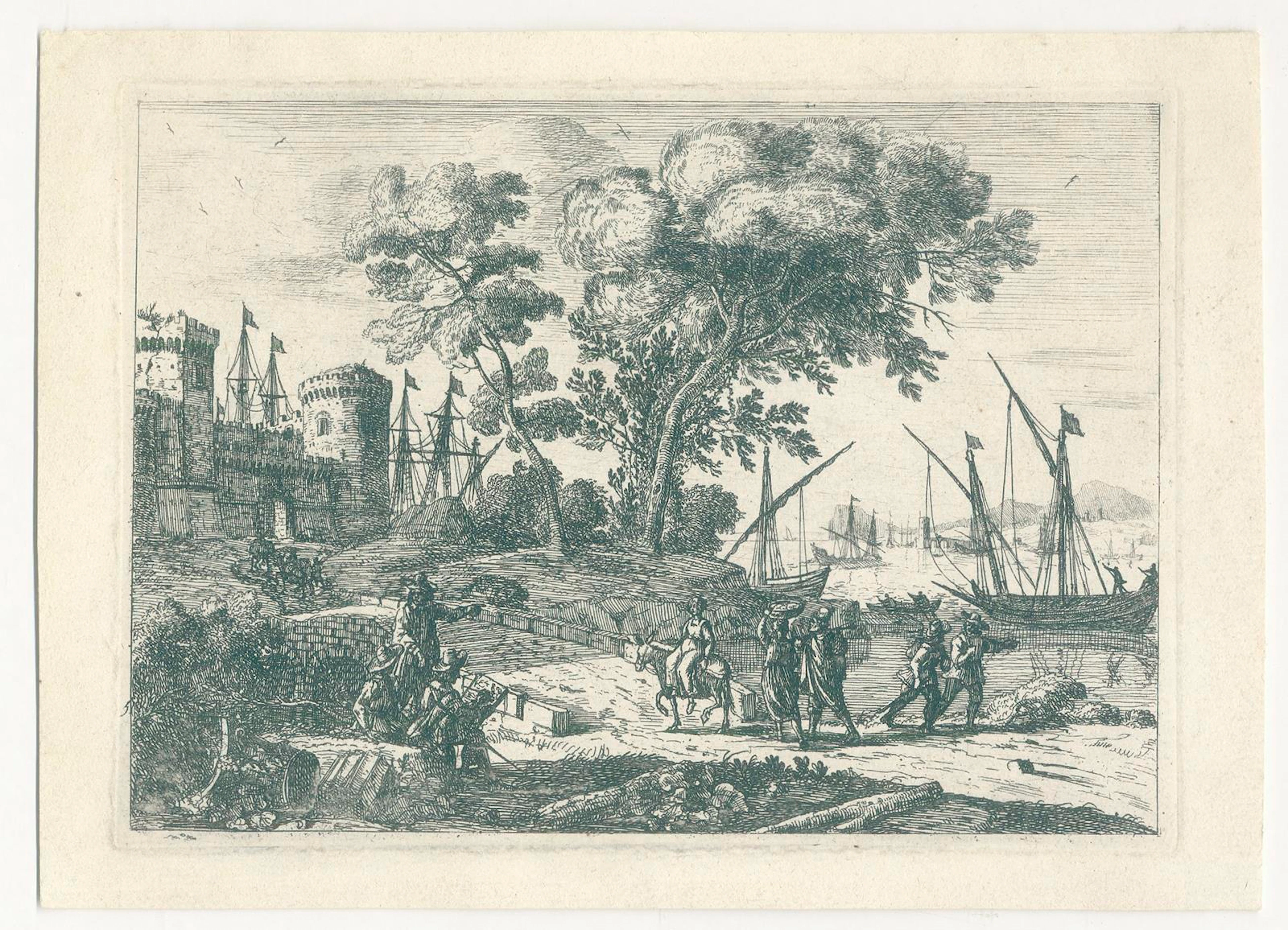 Lorrain, Claude (d.i. Claude Gellé 1600 Chamagne - Rom 1682). Le Dessinateur