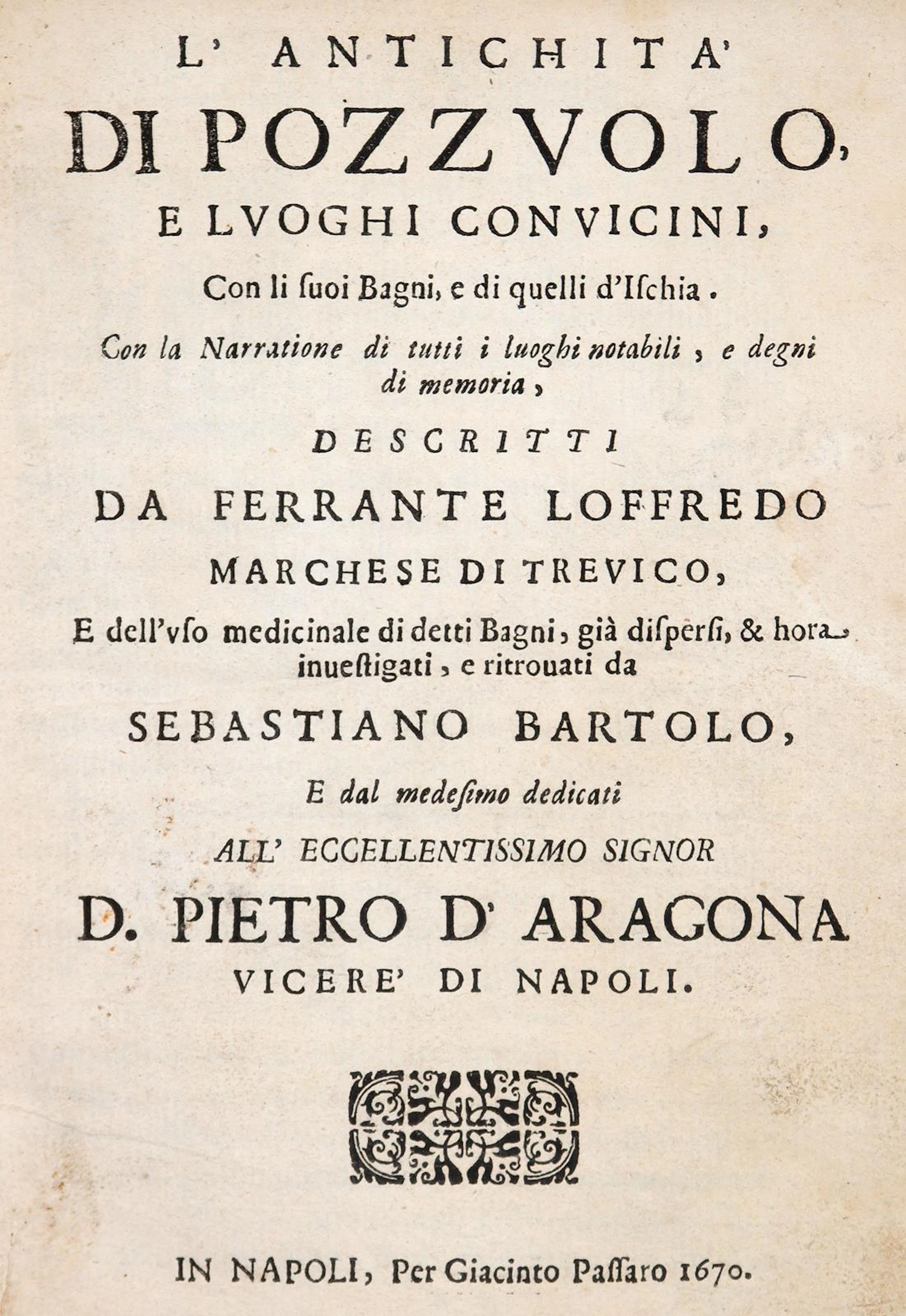 Loffredo,F. L'Antichita di Pozzuolo et luoghi convicini