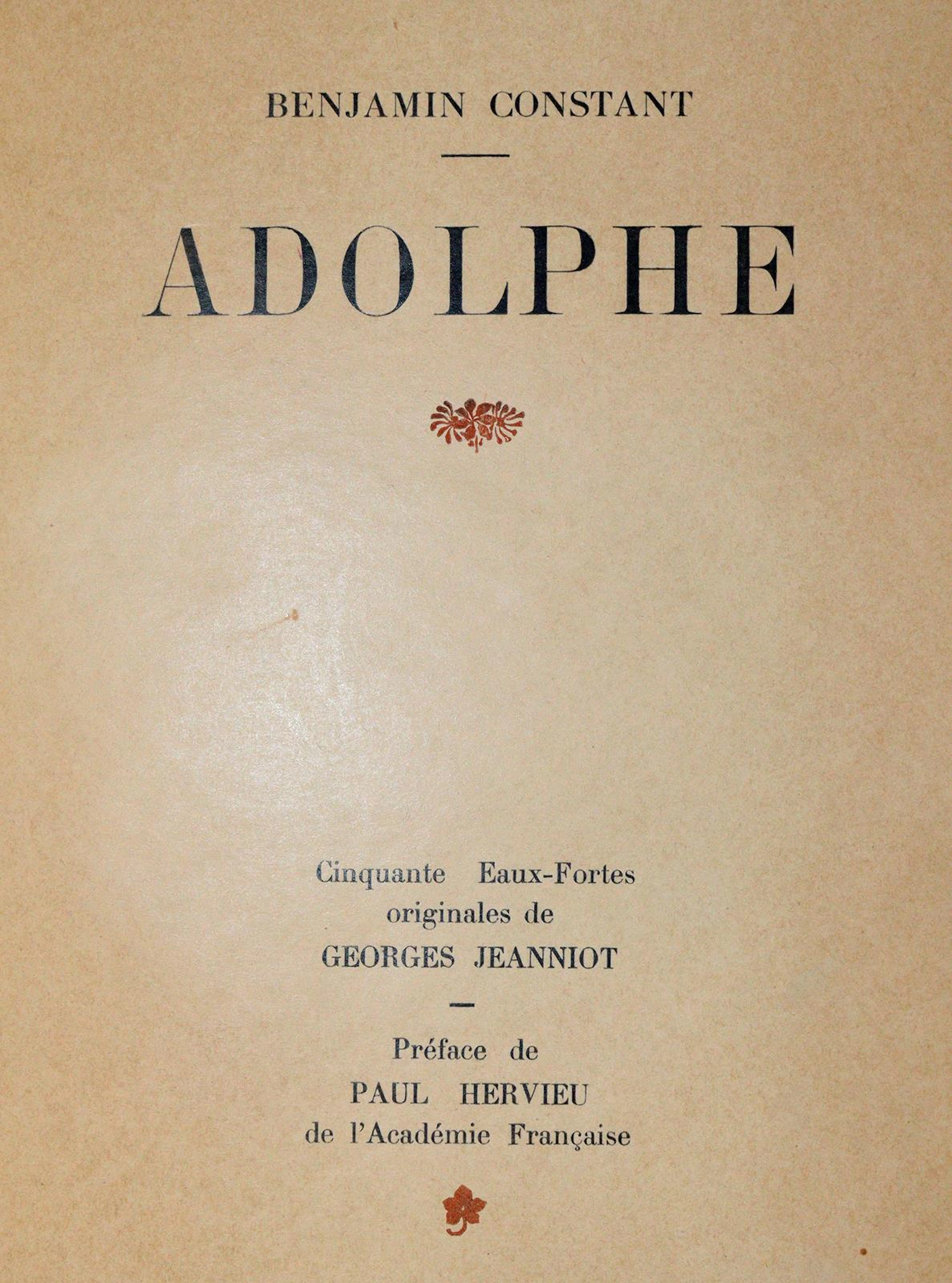 Constant,B. Adolphe. Anecdote trouvee dans les papiers d'un inconnu.