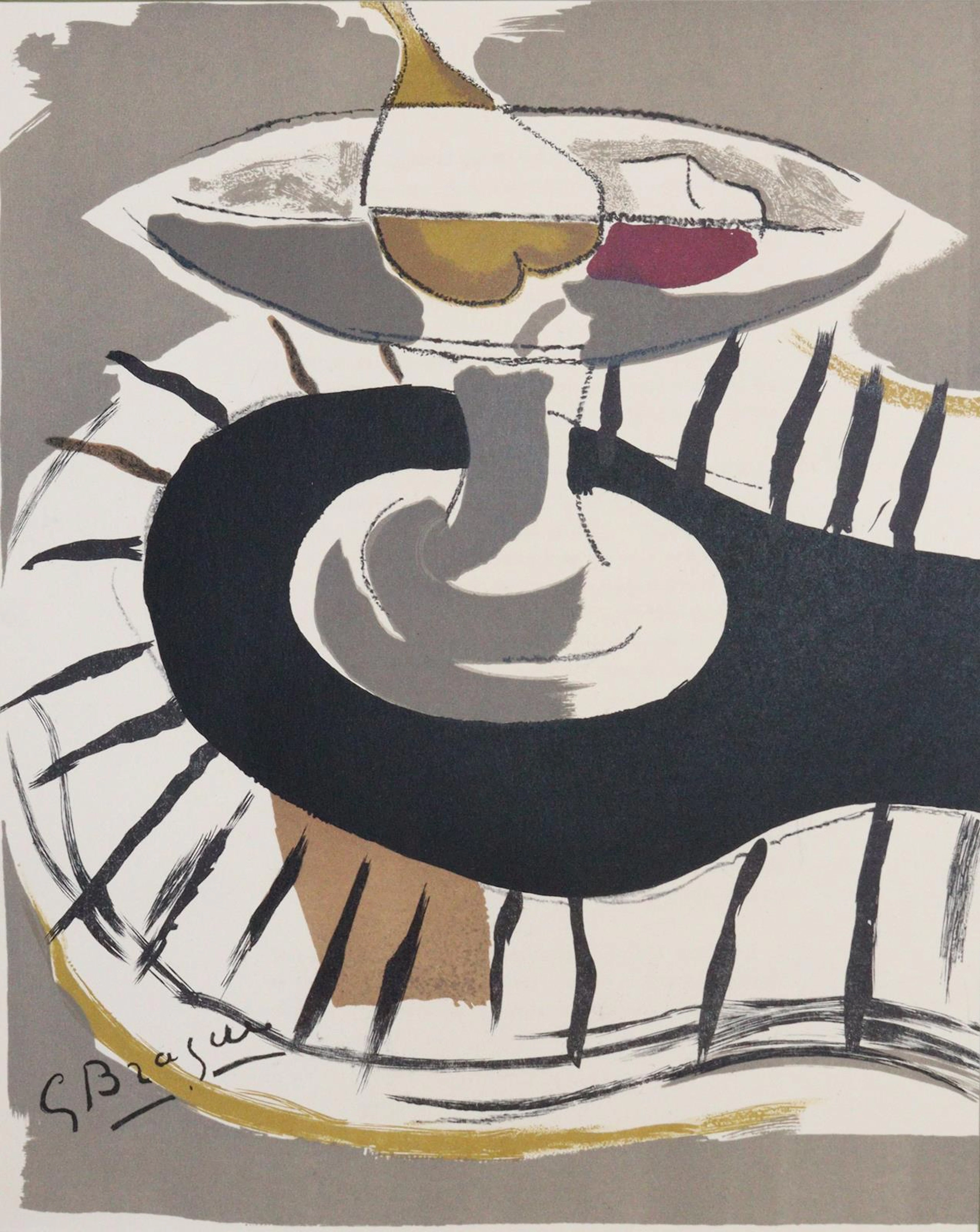 Braque, Georg (1882 Argenteuil - Paris 1963) nach. Compotier. Farblithogr.