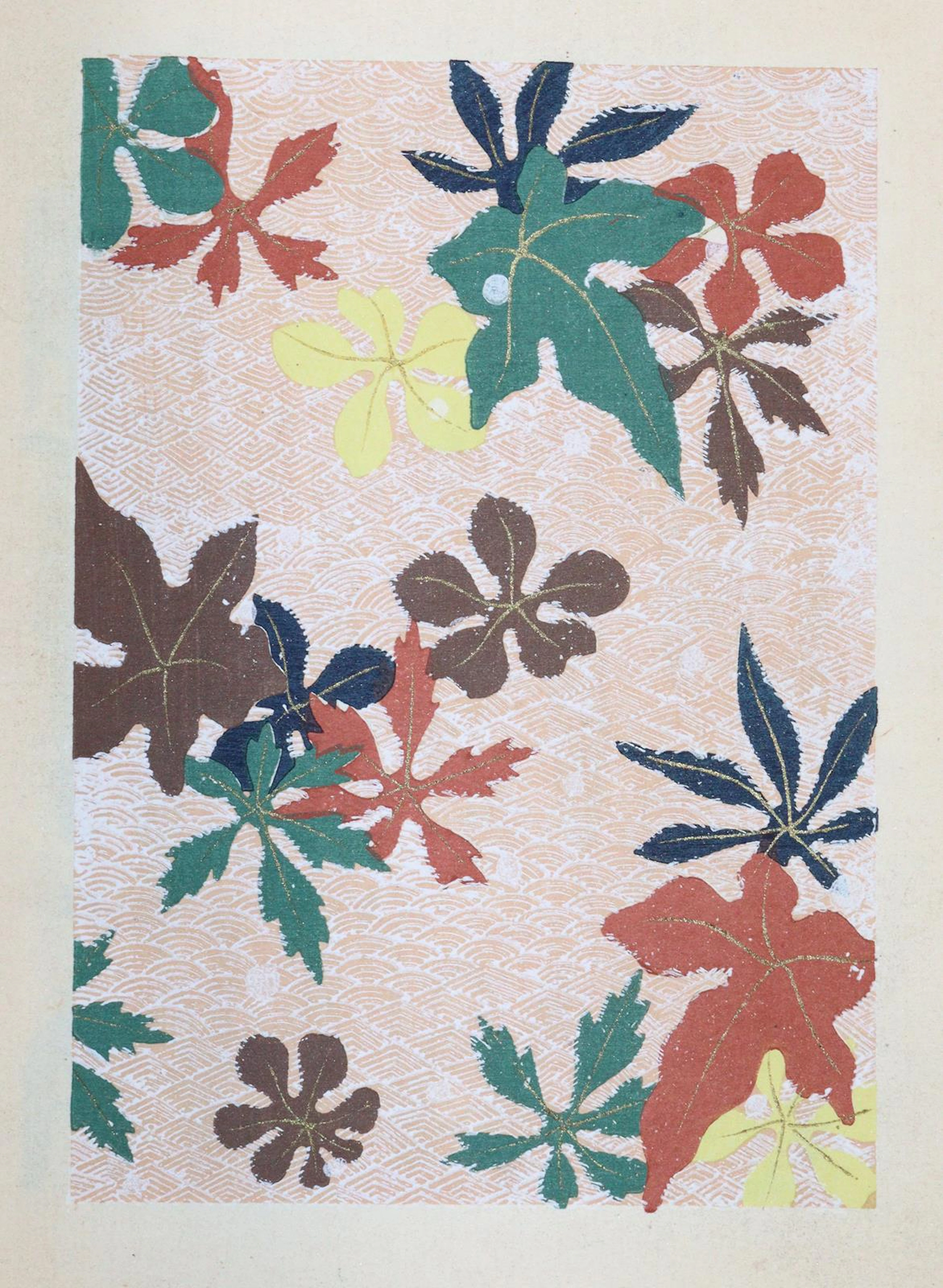 Japanisches Holzschnittbuch. Muster-Sammlung (jap. Deckeltitel). Kyoto