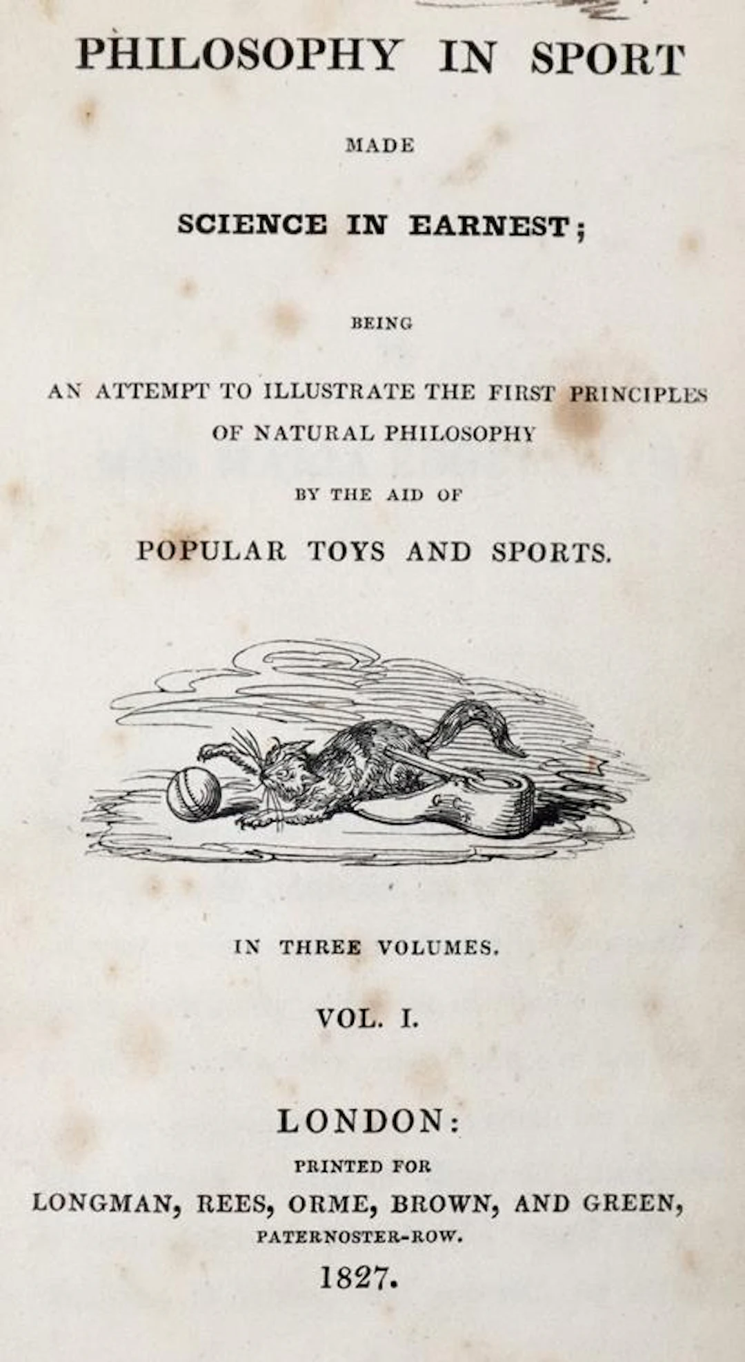 (Paris,J.A.). Philosophy in Sport made Science in Earnest