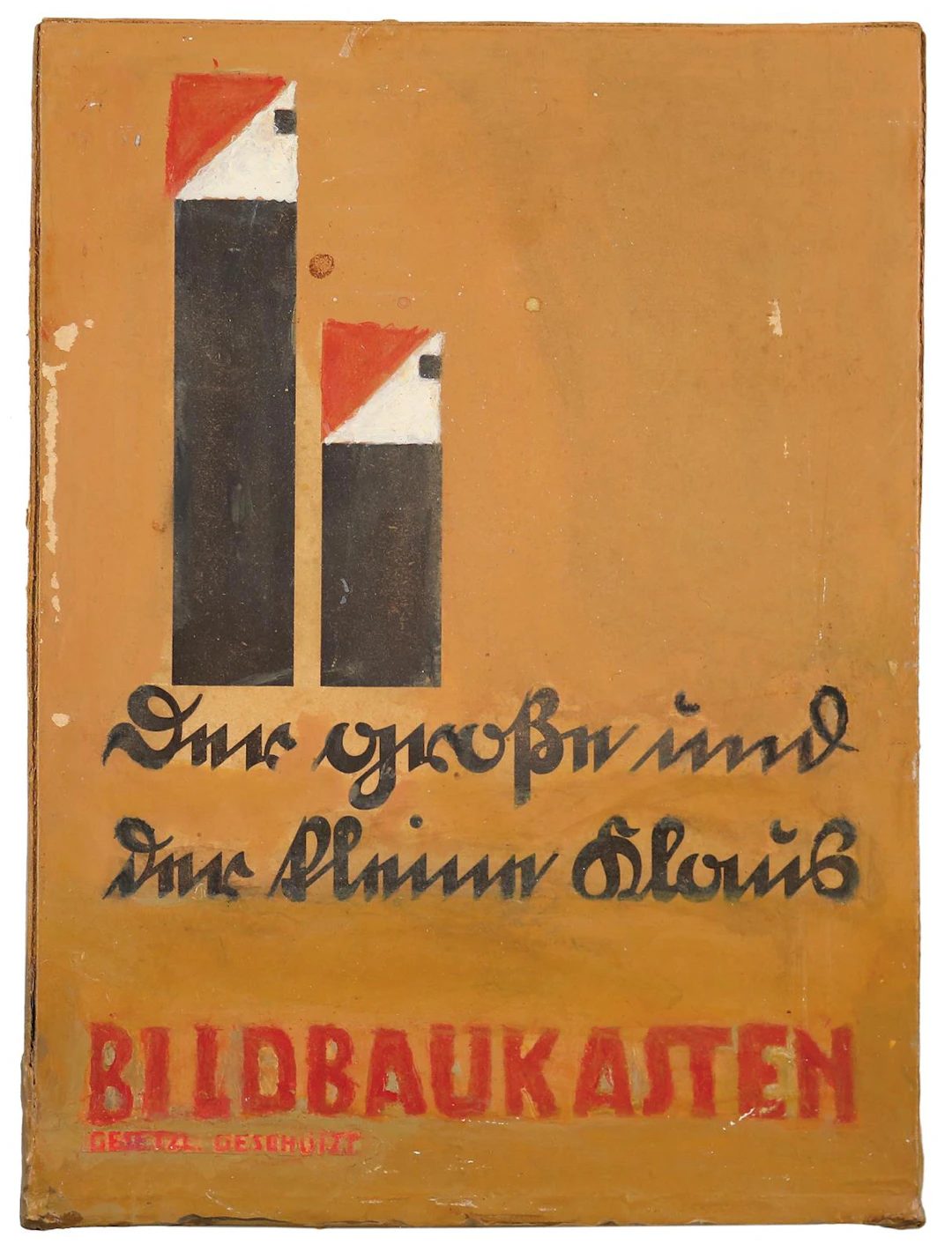 Bauhaus Spiel. Der große u. der kleine Klaus Bildbaukasten von Clauss