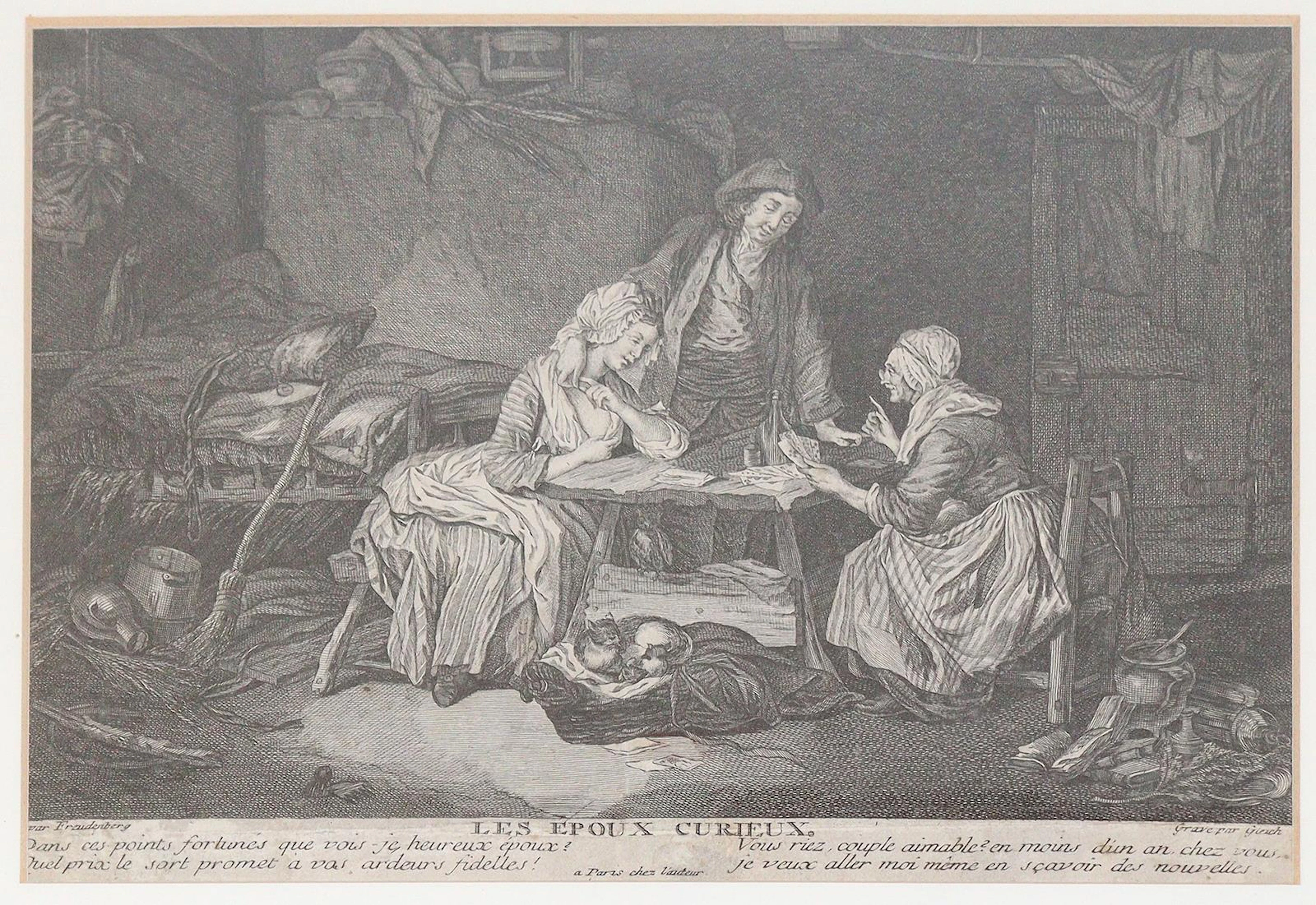 Freudenberger, Sigismond (1745 Bern 1801) nach. Les Epoux Curieux.