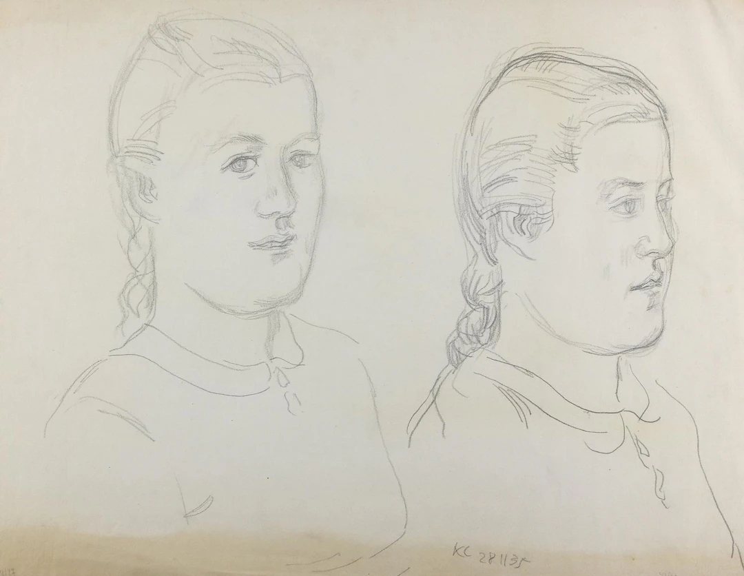Caspar, Karl (1879 Friedrichshafen - Brannenburg a. Inn 1956). Zwei