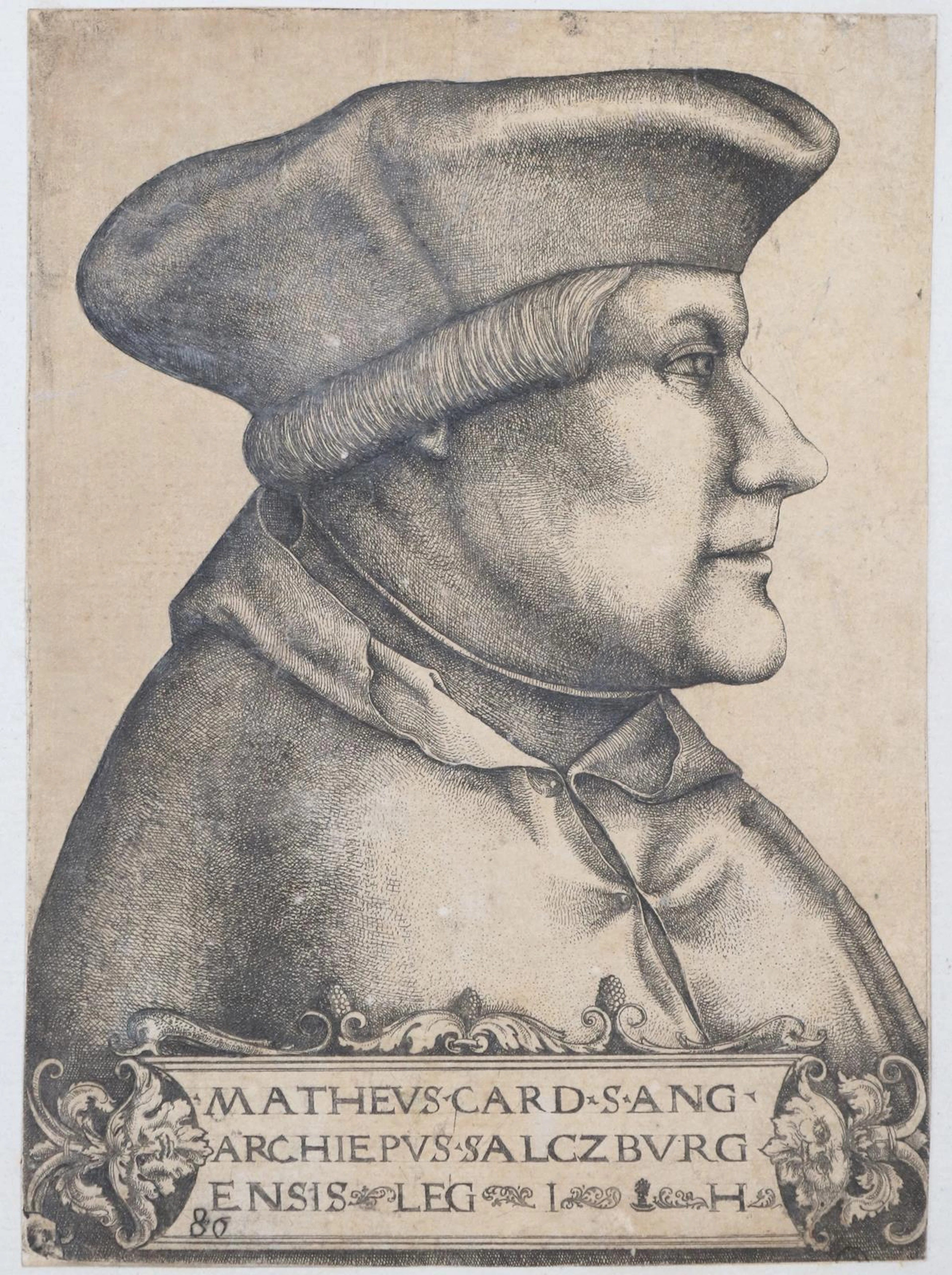 Hopfer, Hieronymus (1500 Augsburg - Nürnberg 1563). Bildnis Matthäus Lang
