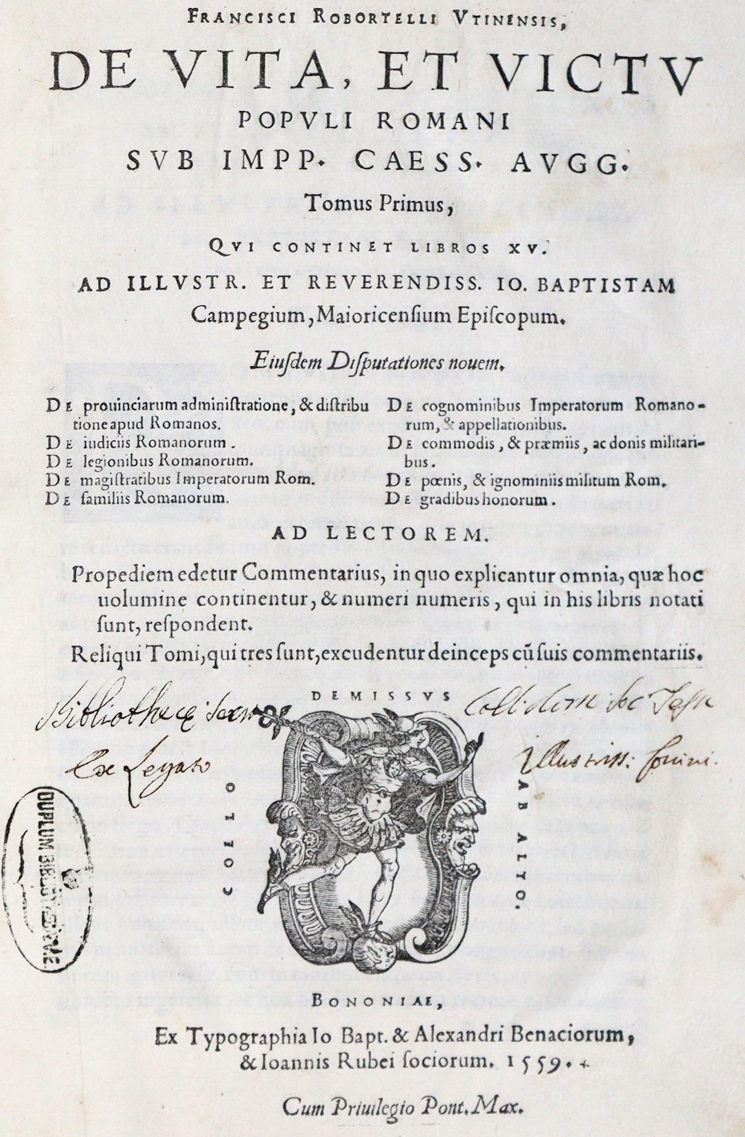 Robortelli,F. De vita
