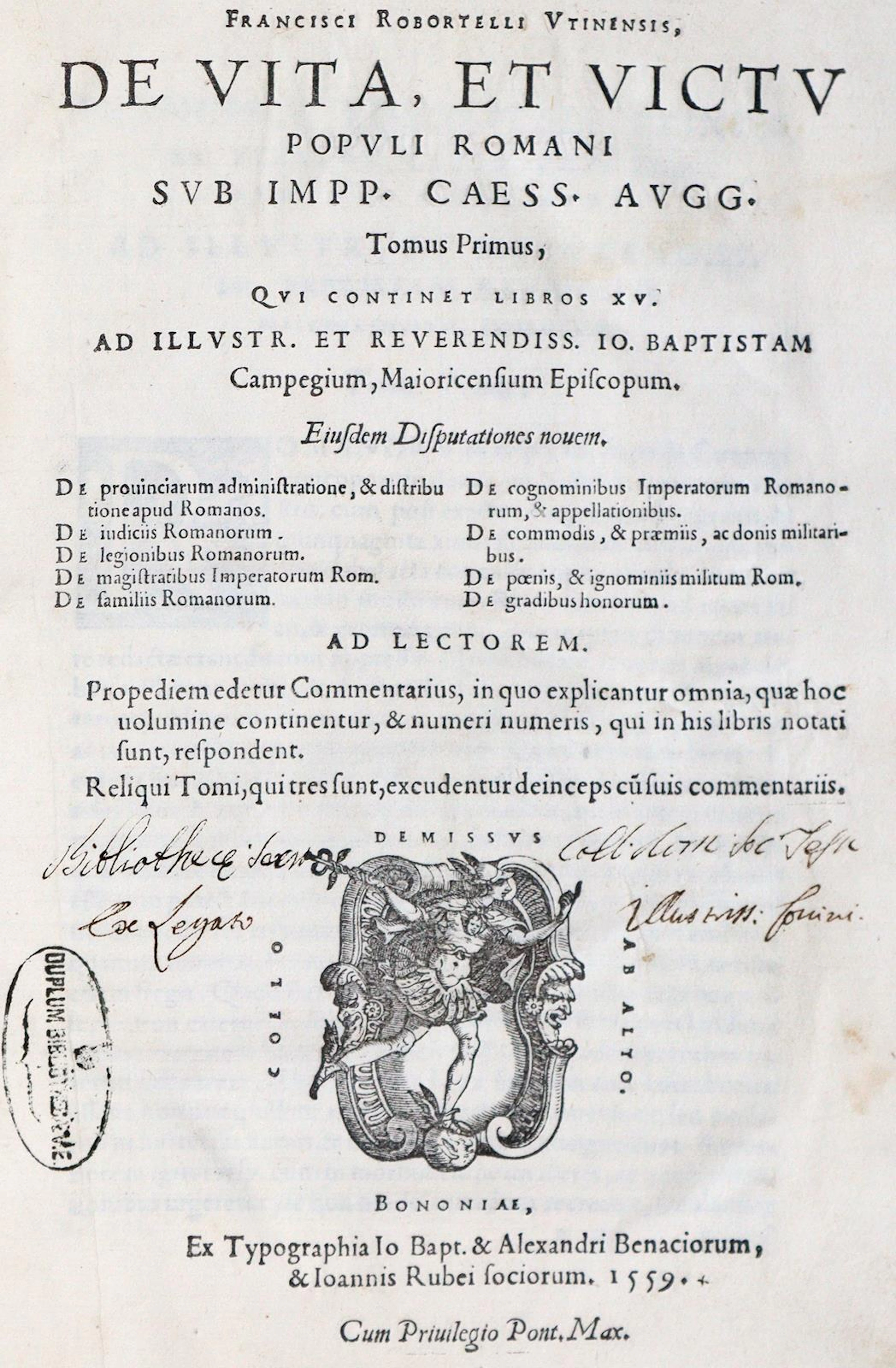 Robortelli,F. De vita