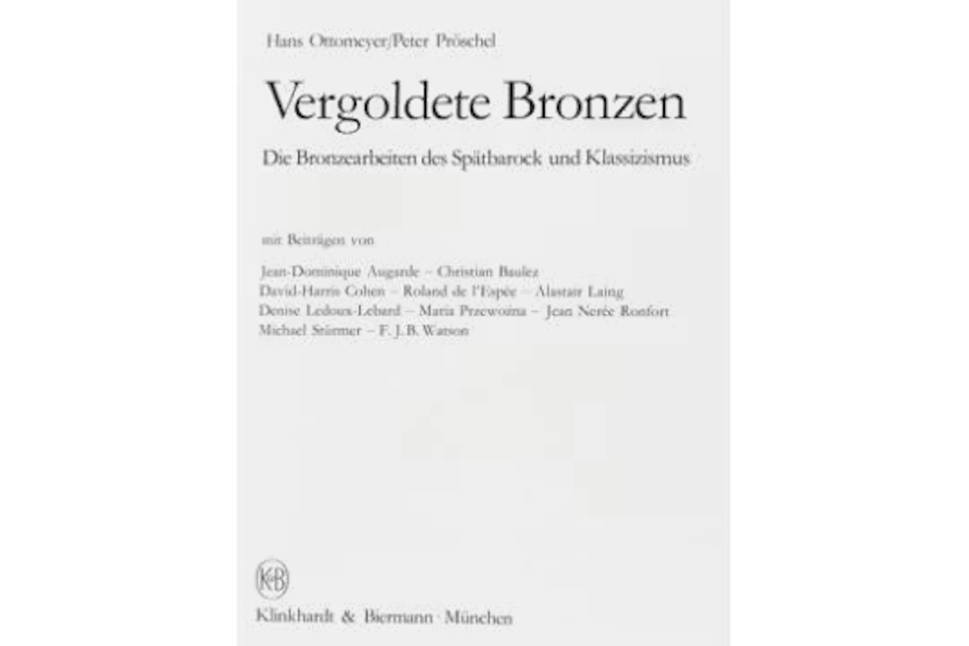 Ottomeyer,H. u. Pröschel,P.