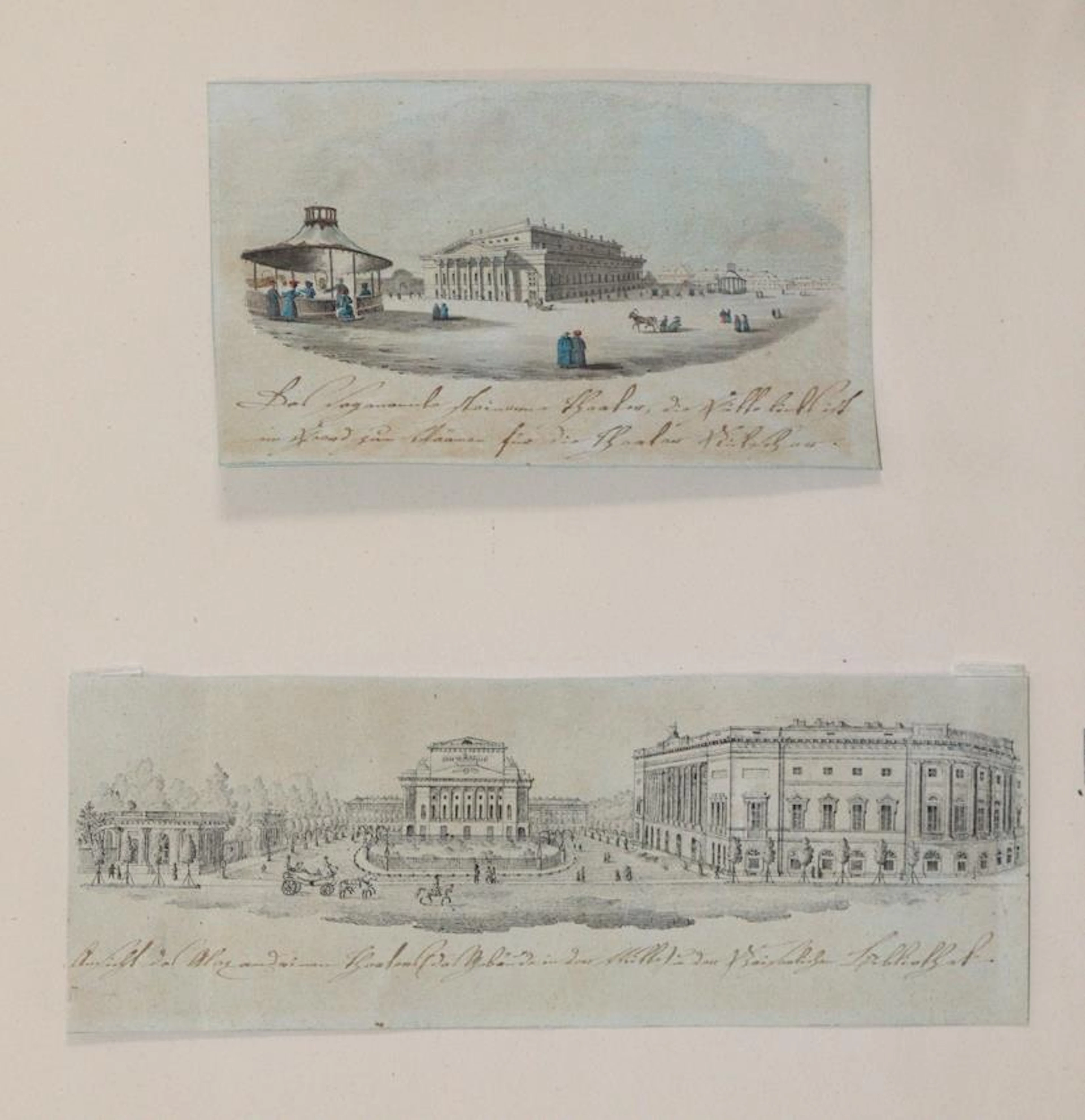 Beggrov, Karl Petrovich (1799 Riga - St. Petersburg 1875). Blick auf