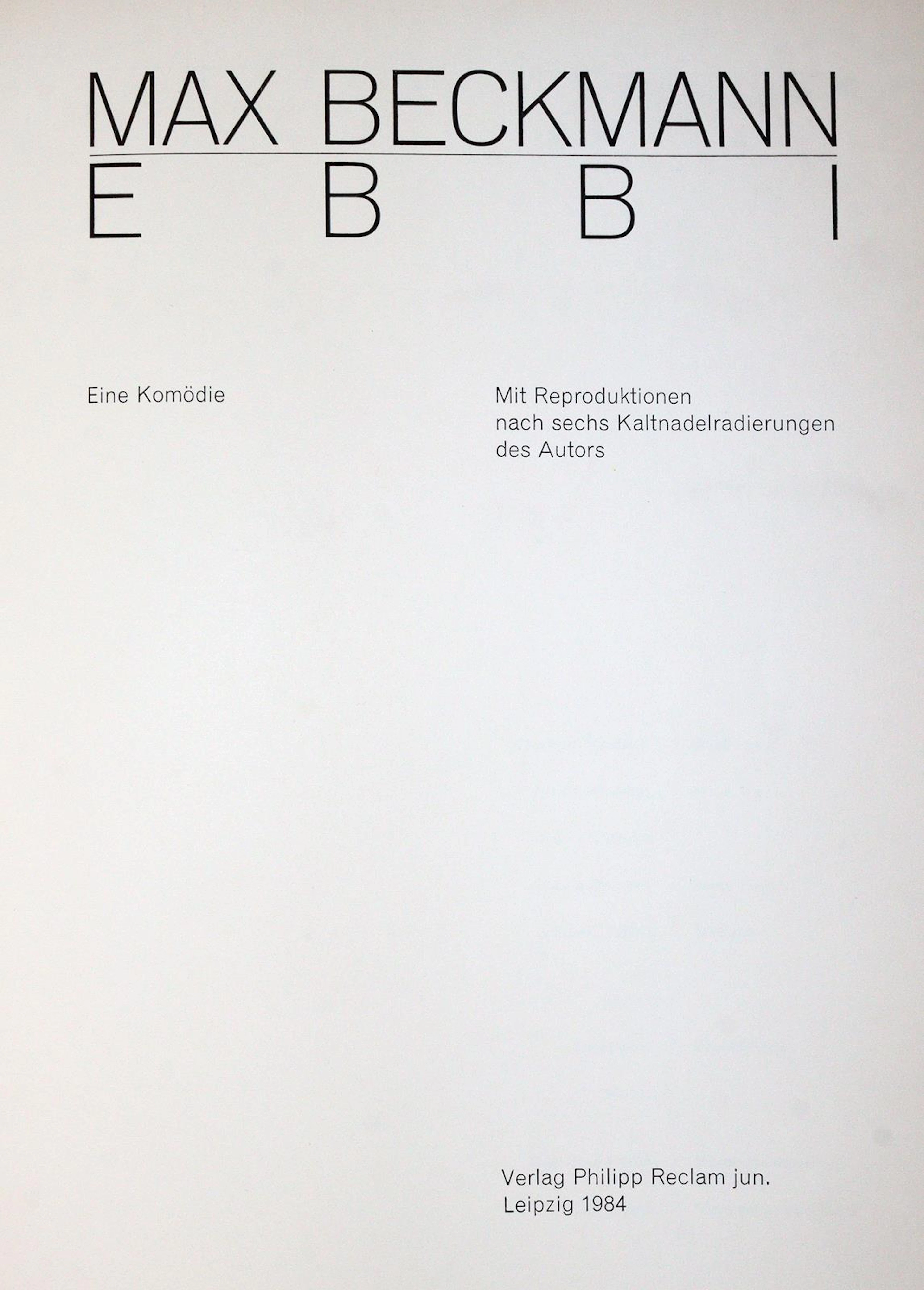Beckmann,M. Ebbi. Eine Komödie. Lpz.