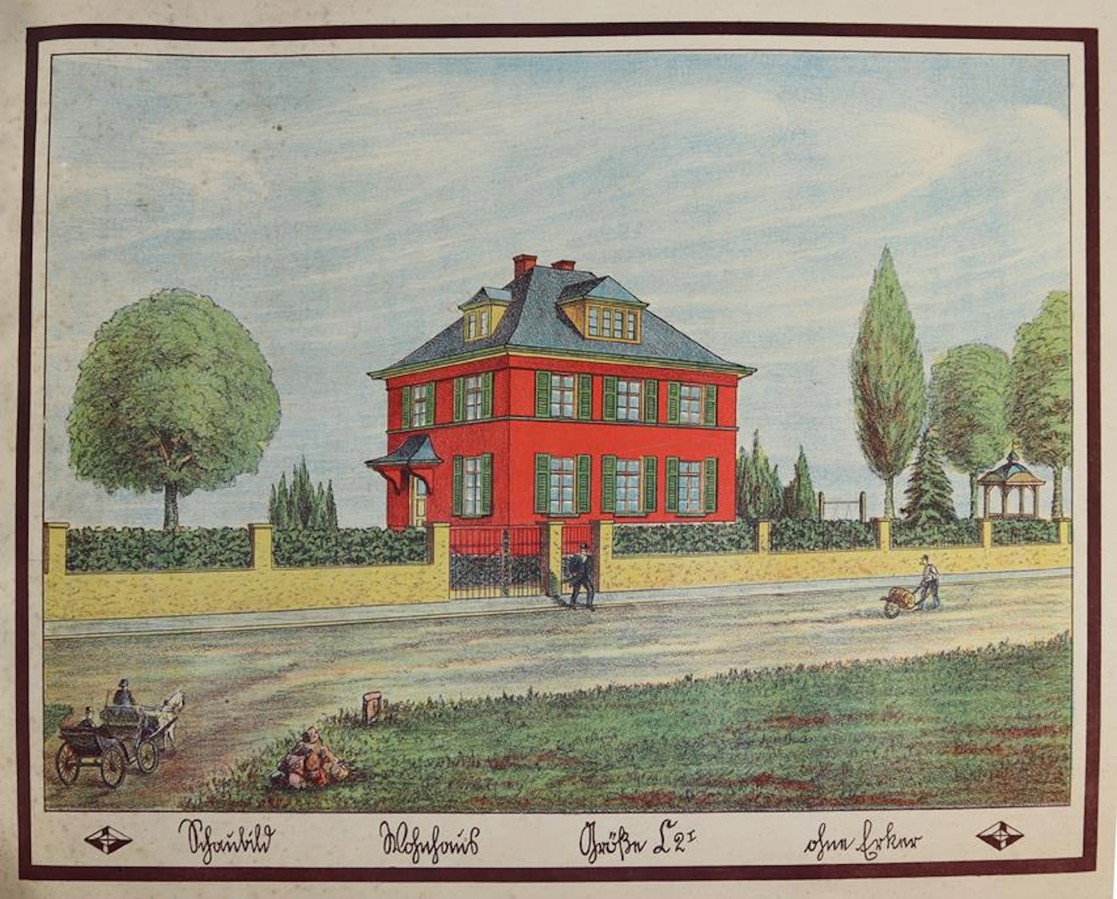 Architekturzeichnungen. Ordner