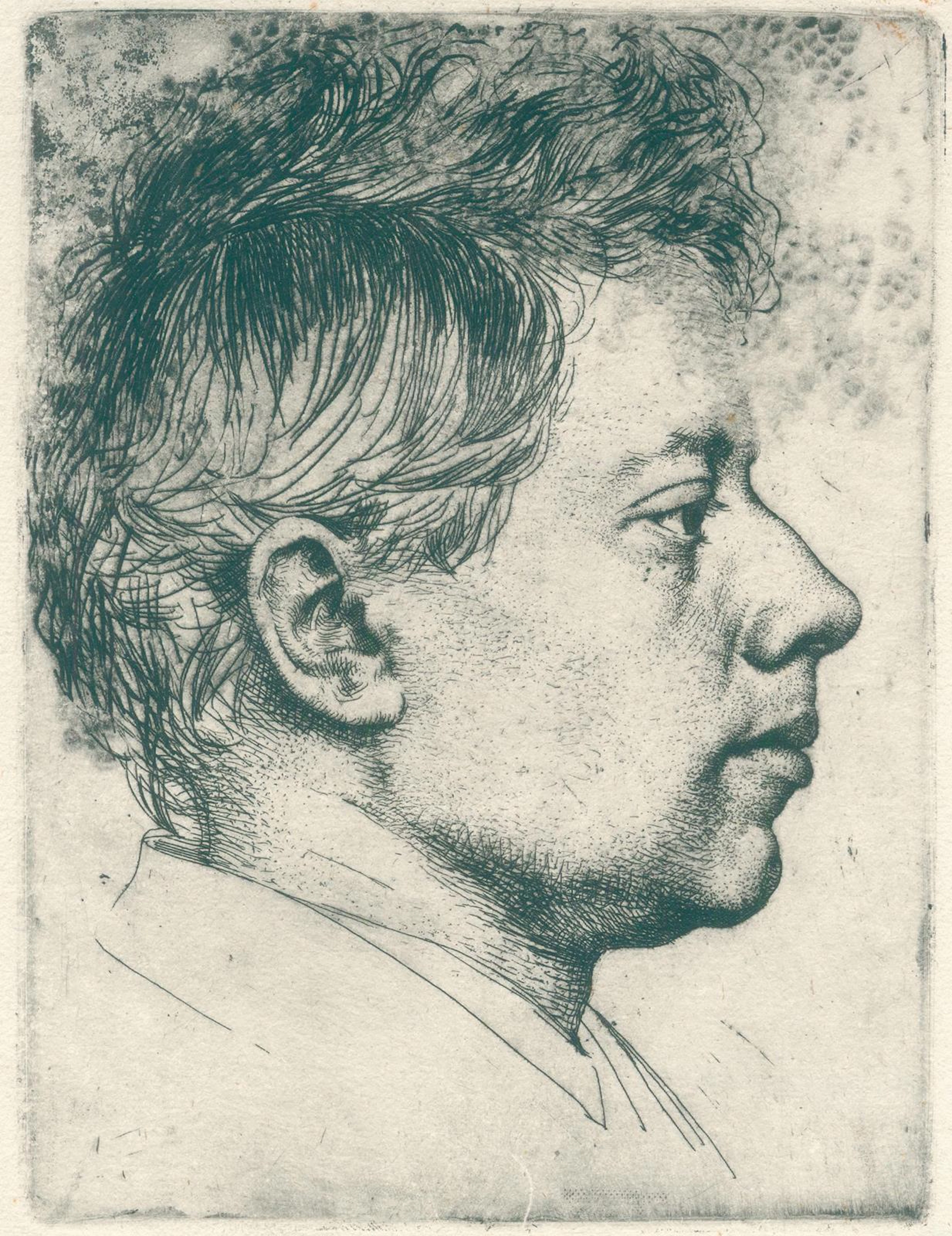 Stauffer-Bern, Karl (1857 Trubschachen - Florenz 1891). Portrait Peter