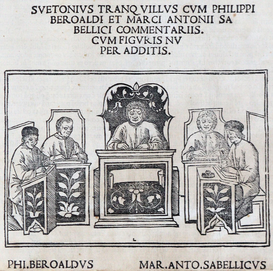 Suetonius Tranquillus. (Vita Duodecim Caesarum) Cum Philippi Beroaldi