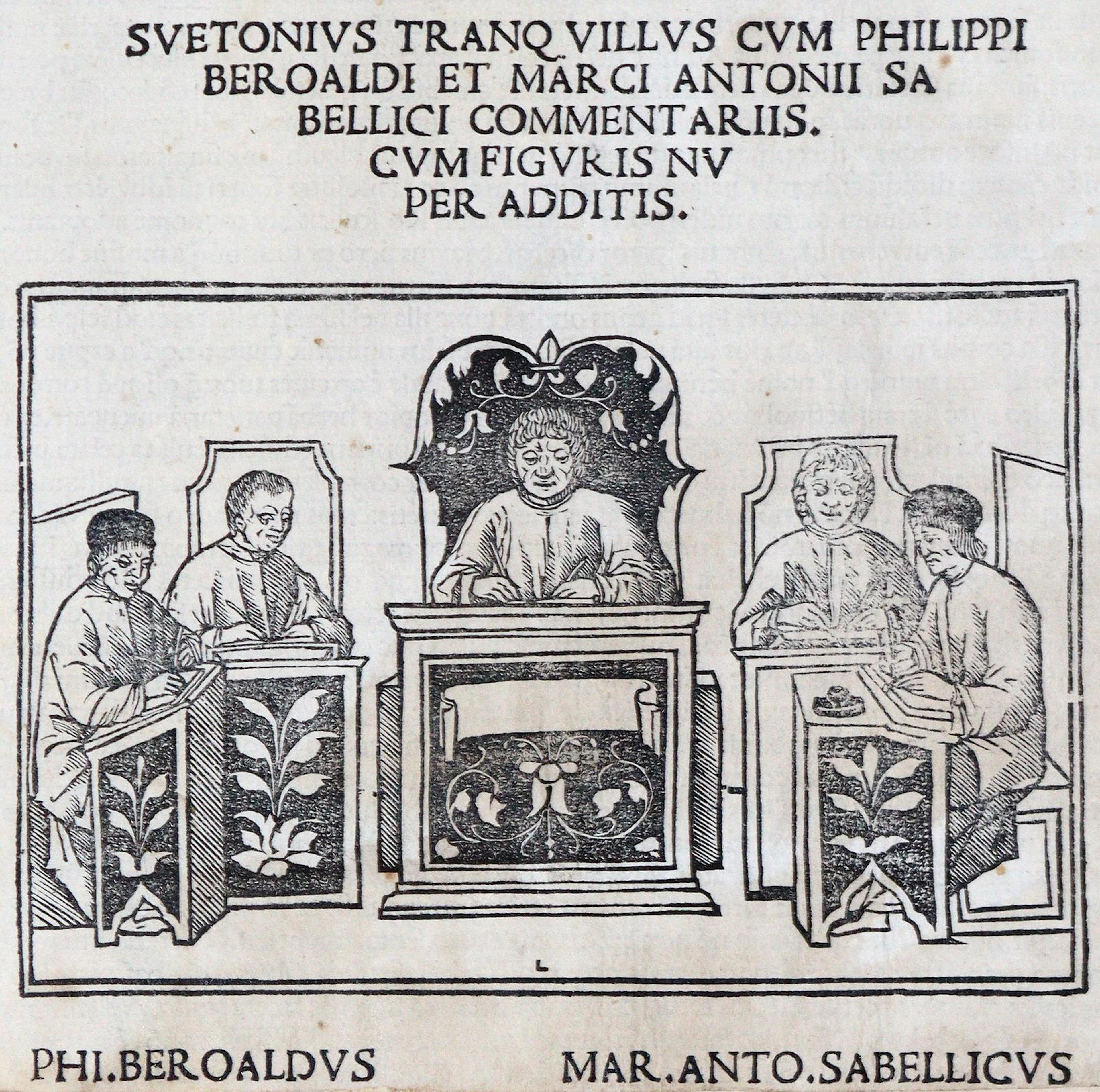 Suetonius Tranquillus. (Vita Duodecim Caesarum) Cum Philippi Beroaldi