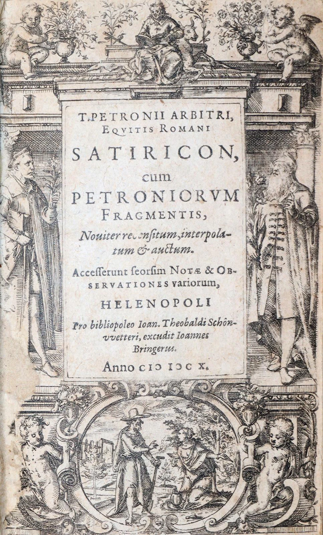 Petronius Arbiter,T. Satiricon cum Petroniorum fragmentis. Noviter recensitum