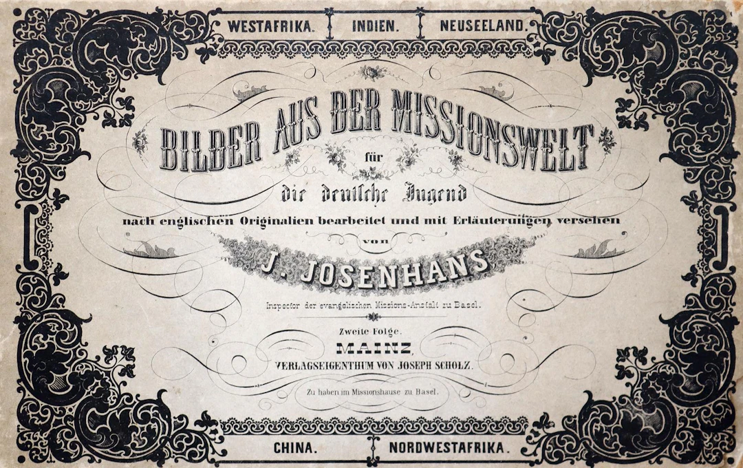 Josenhans,J. Bilder aus der Missionswelt. Für die deutsche Jugend...