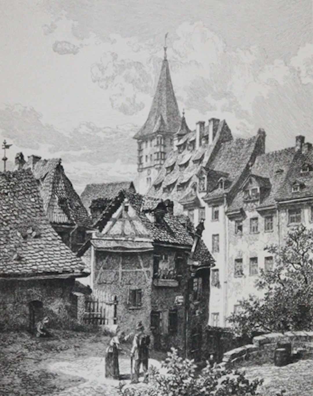 Ritter,L. Nürnberg. Radirungen. Nbg.