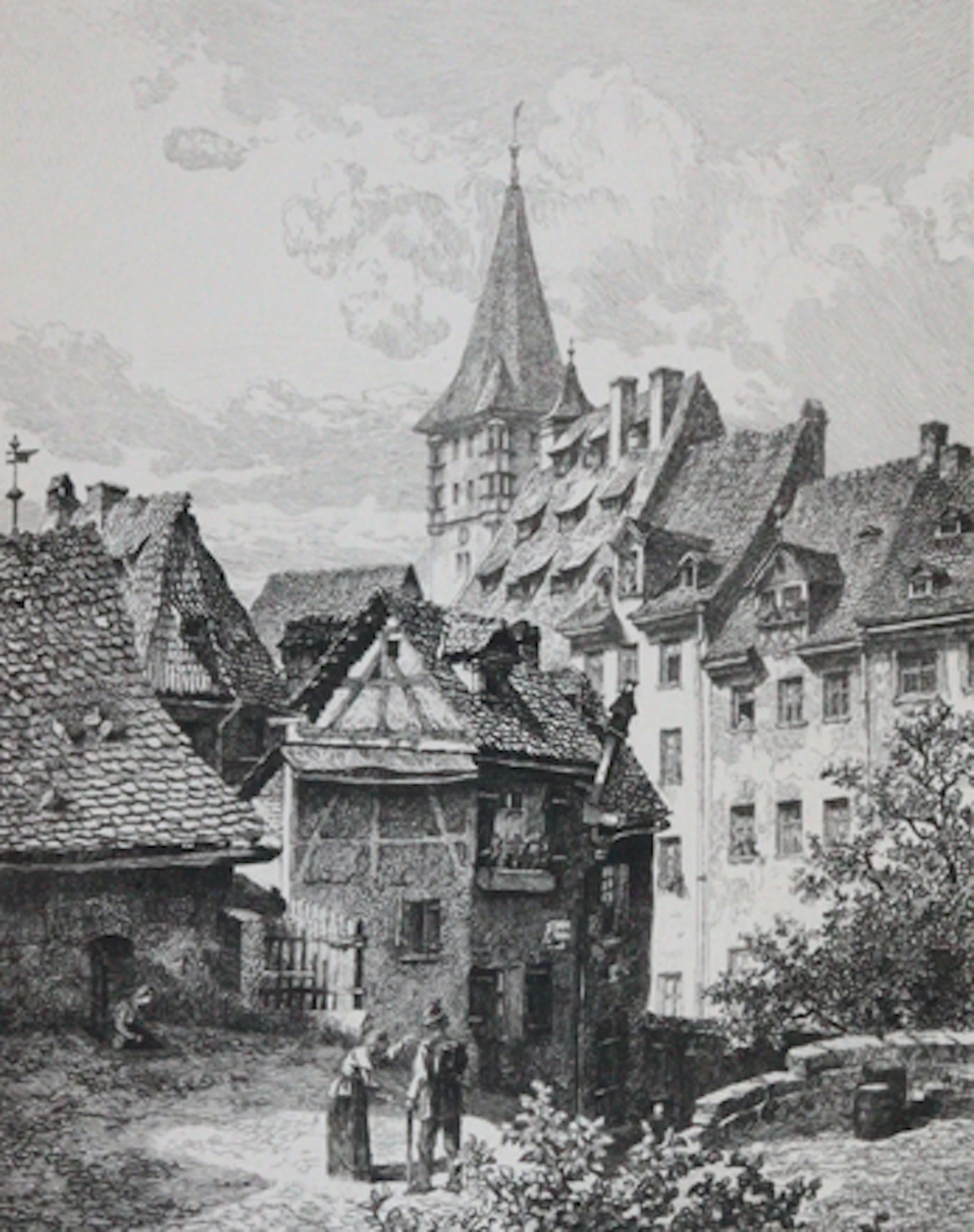 Ritter,L. Nürnberg. Radirungen. Nbg.