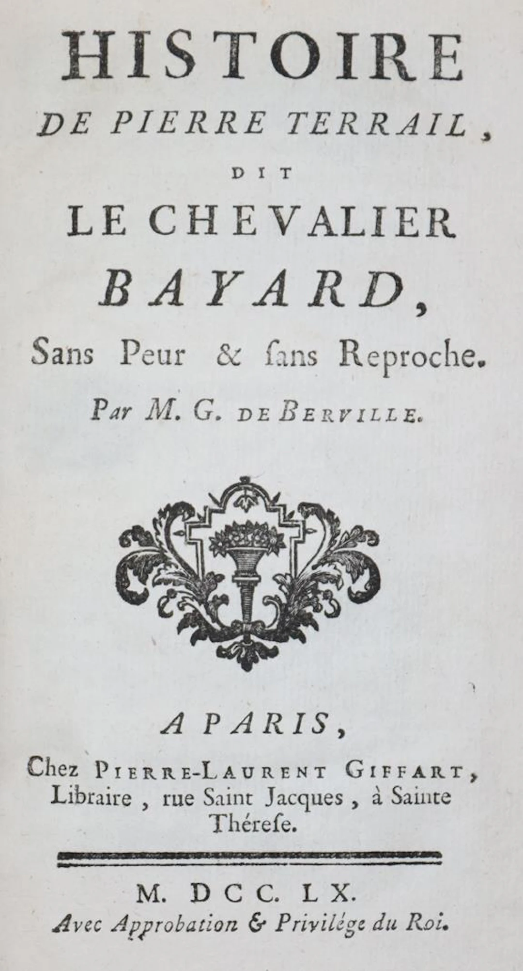 Berville,G.de. Histoire de Pierre Terrail