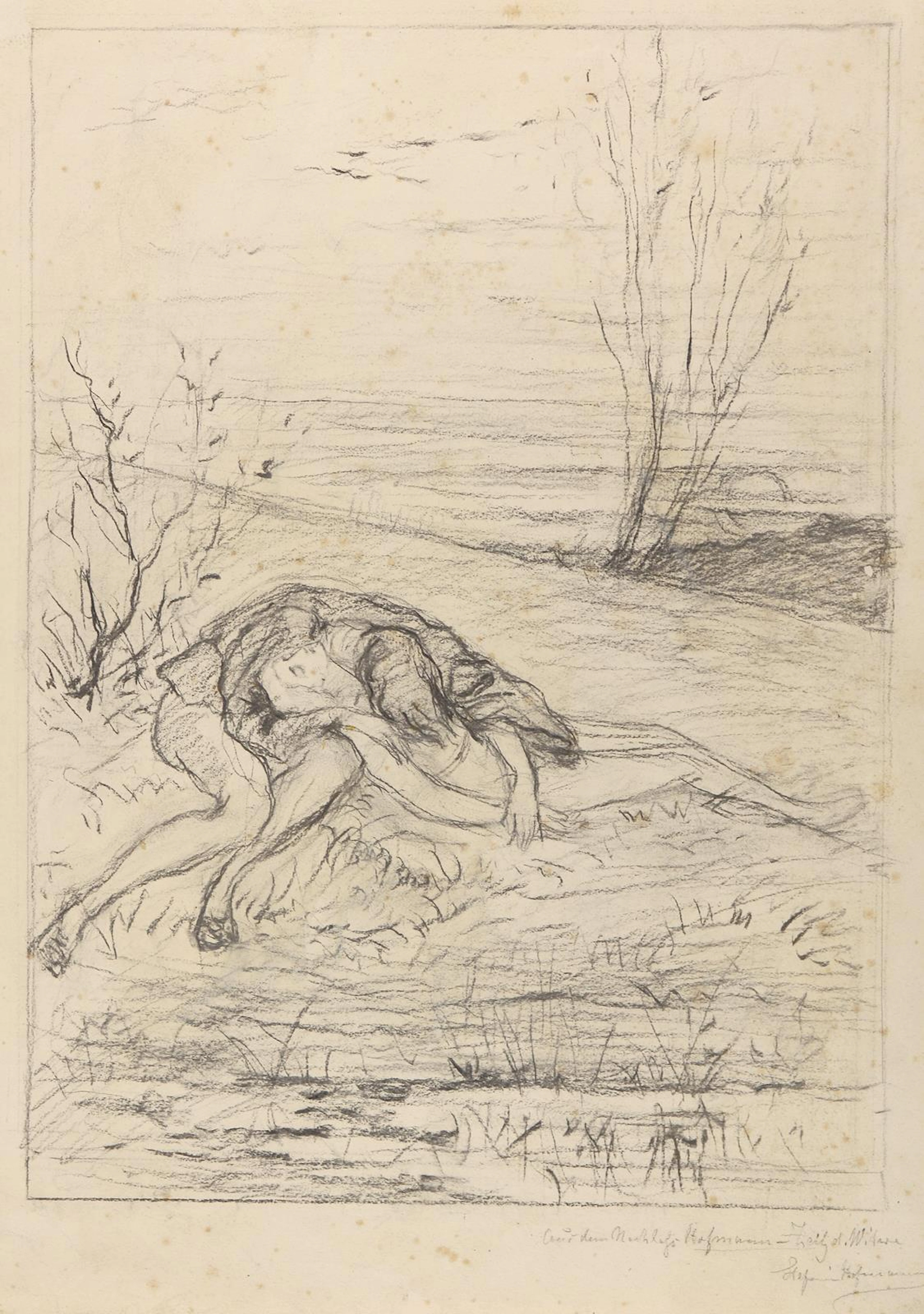 Hofmann-Zeitz, Ludwig von (1832 Zeitz - Heidelberg 1895). Hamlet findet