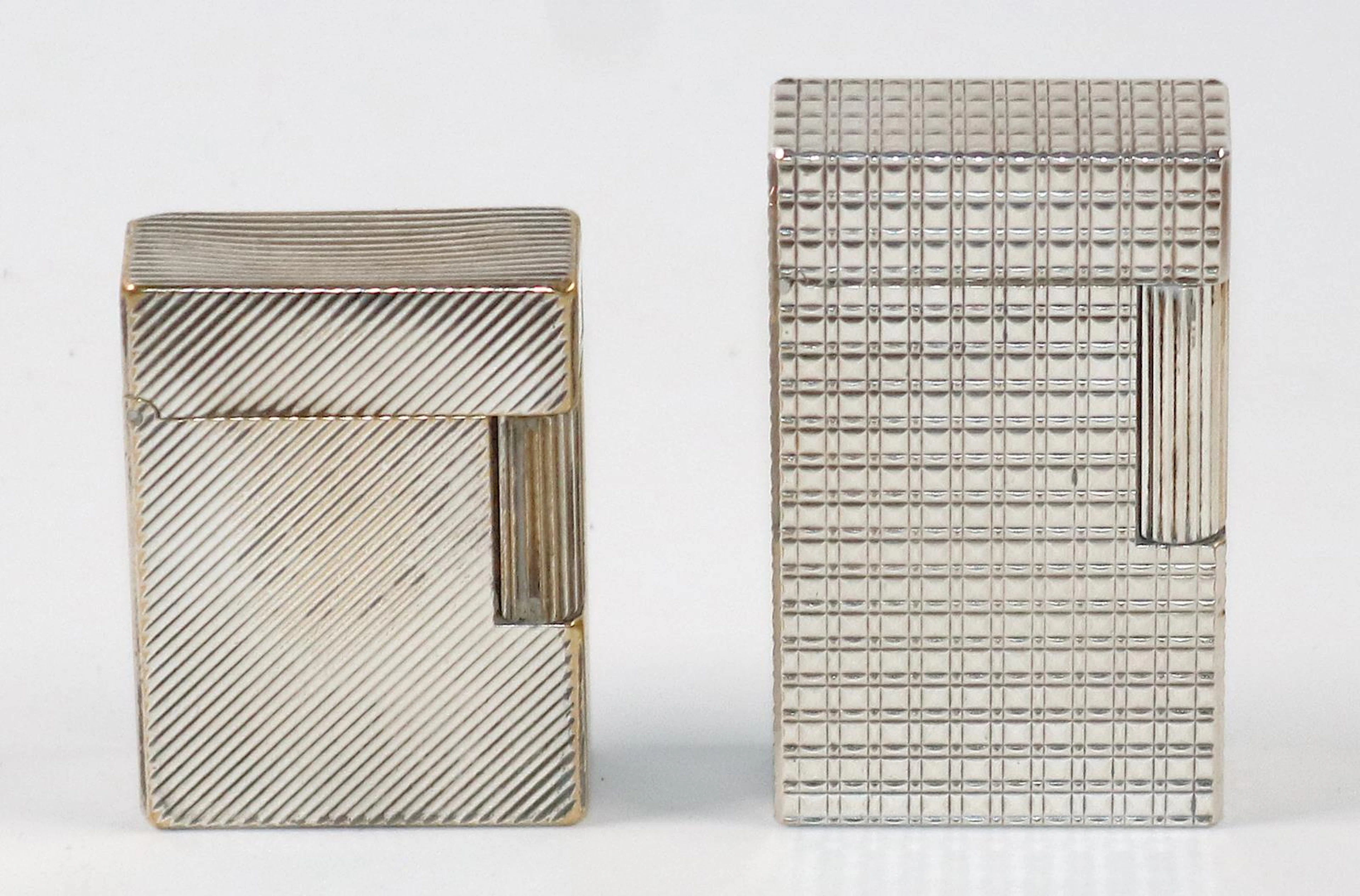 Dupont, Zwei versilberte Feuerzeuge