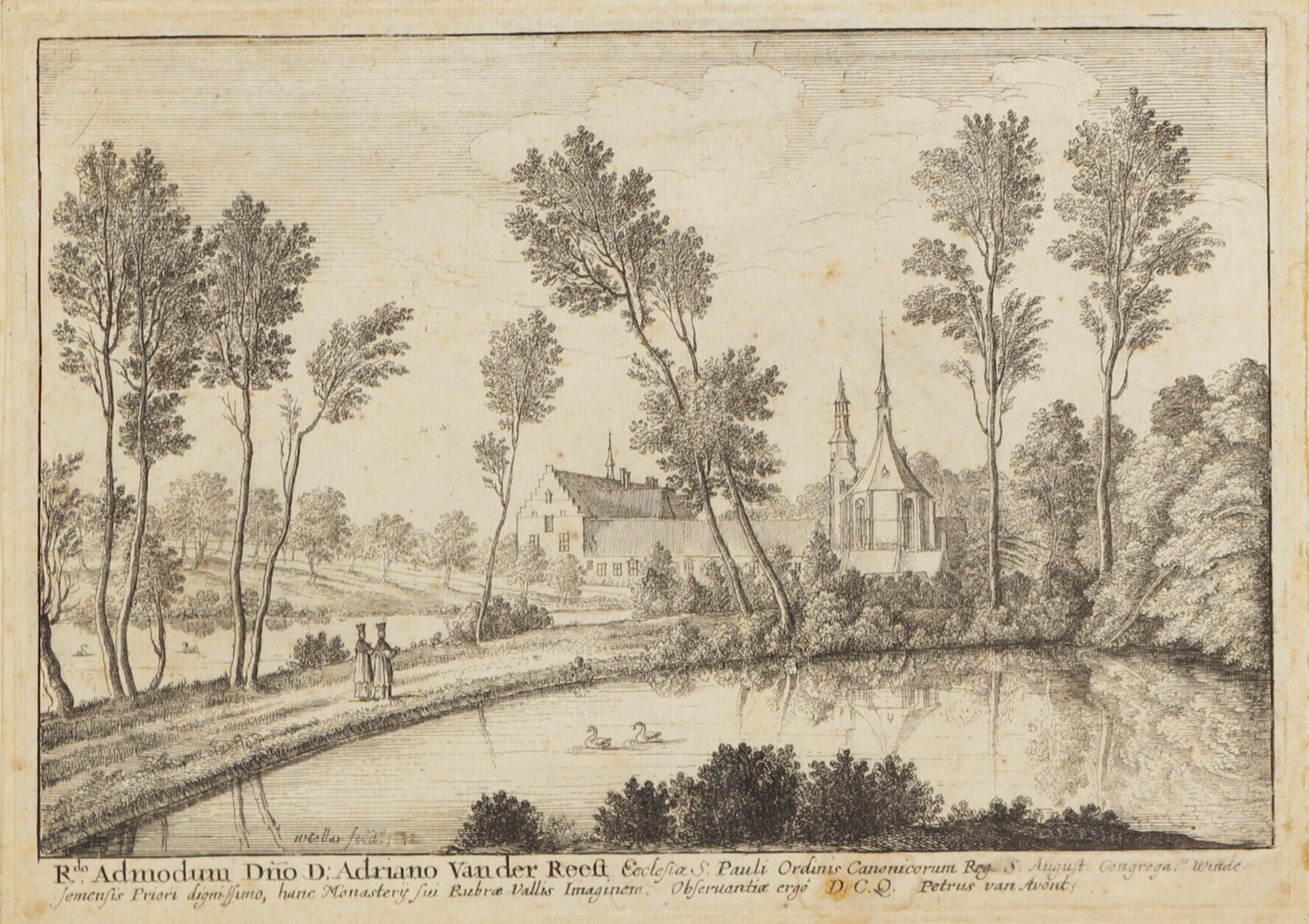 Hollar, Wenzel (1607 Prag - London 1677). "Admodum Dno D: Adriano