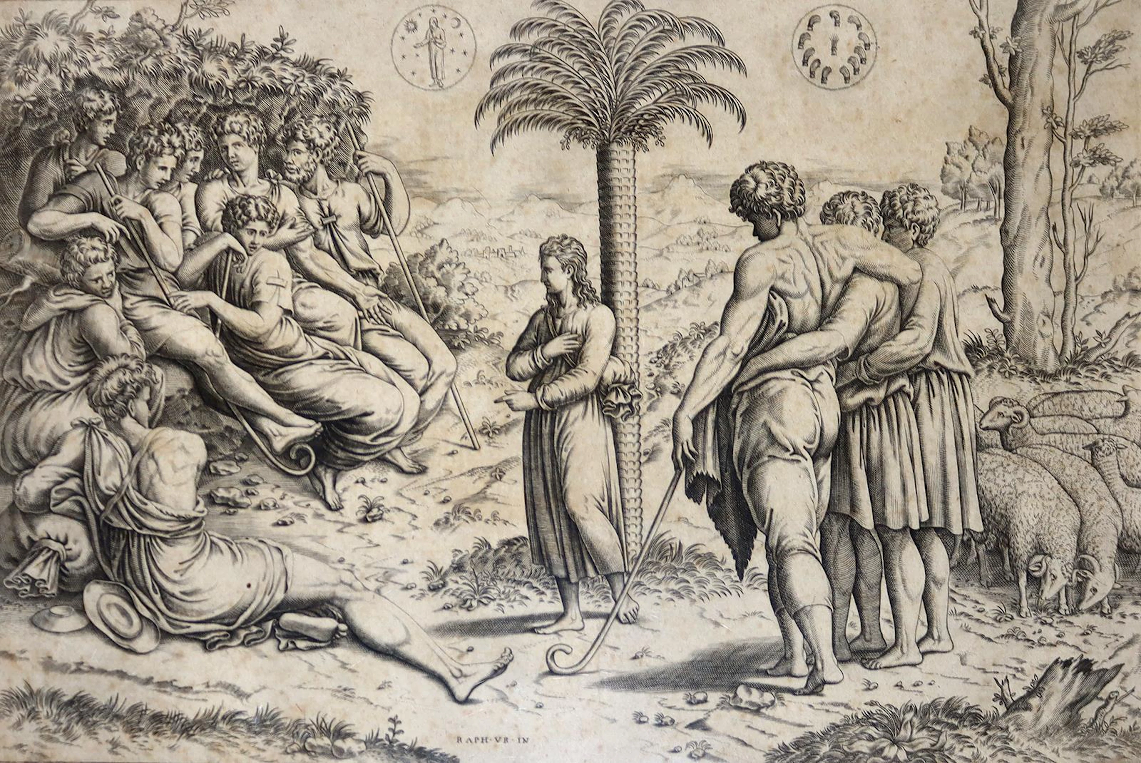 Raimondi, Marcantonio (1480 Molinella - Bologna 1534). Josef erzählt