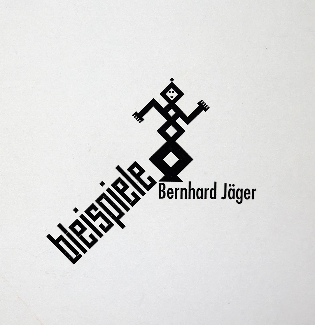 Jäger,B. u. K.Hensel. Bleispiele. Achtundzwanzig Typofiguren / Siebenundzwanzig