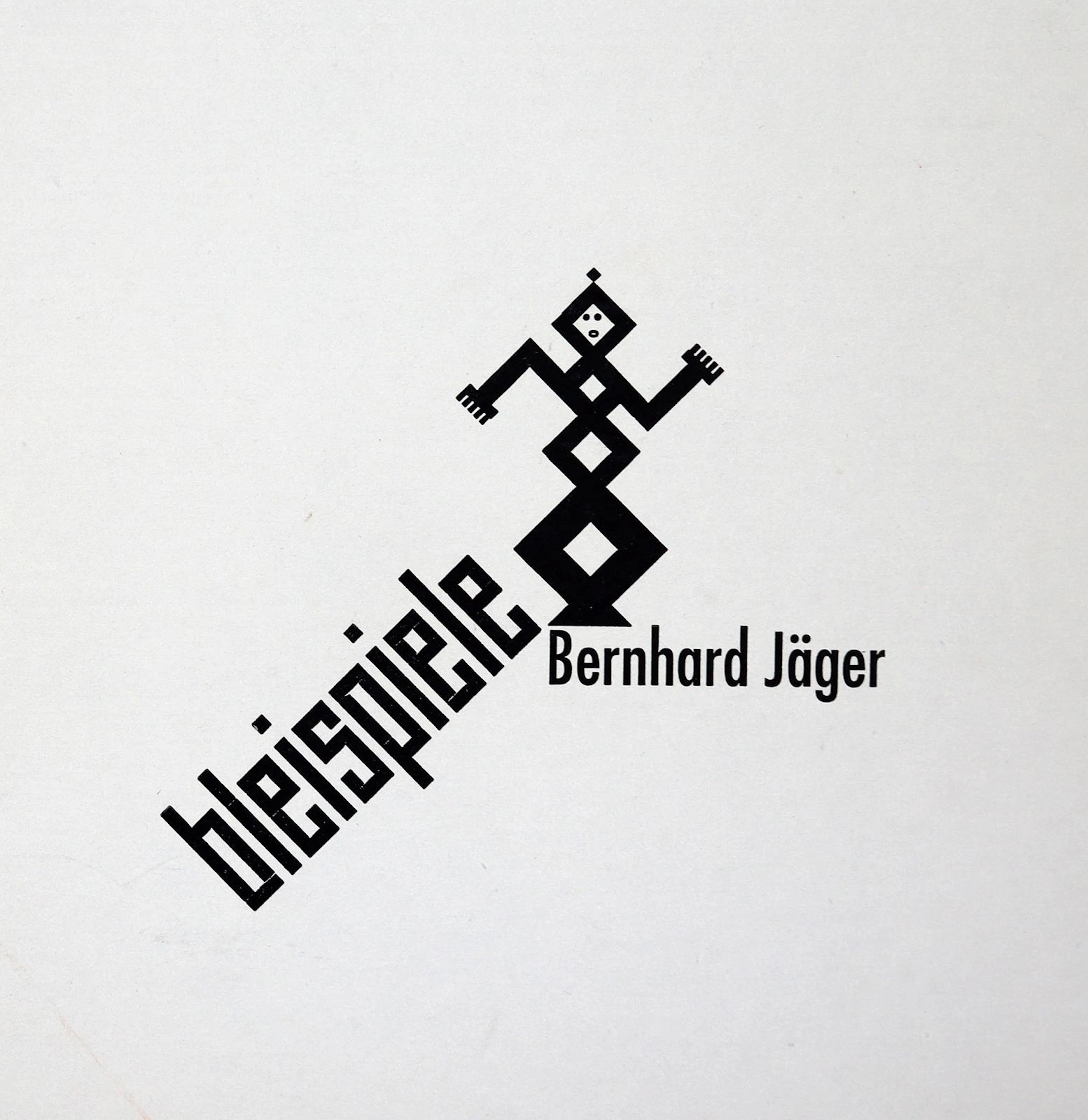 Jäger,B. u. K.Hensel. Bleispiele. Achtundzwanzig Typofiguren / Siebenundzwanzig