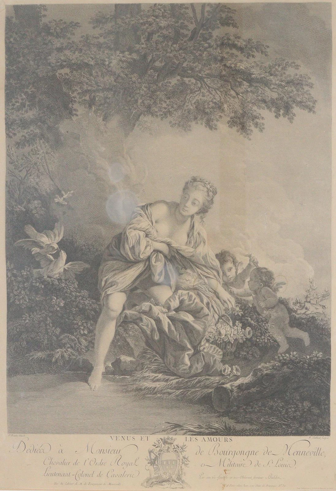 Mouchet, Fracois-Nicolas (1750 Gray 1814) nach. Le Larcin d'Amour.