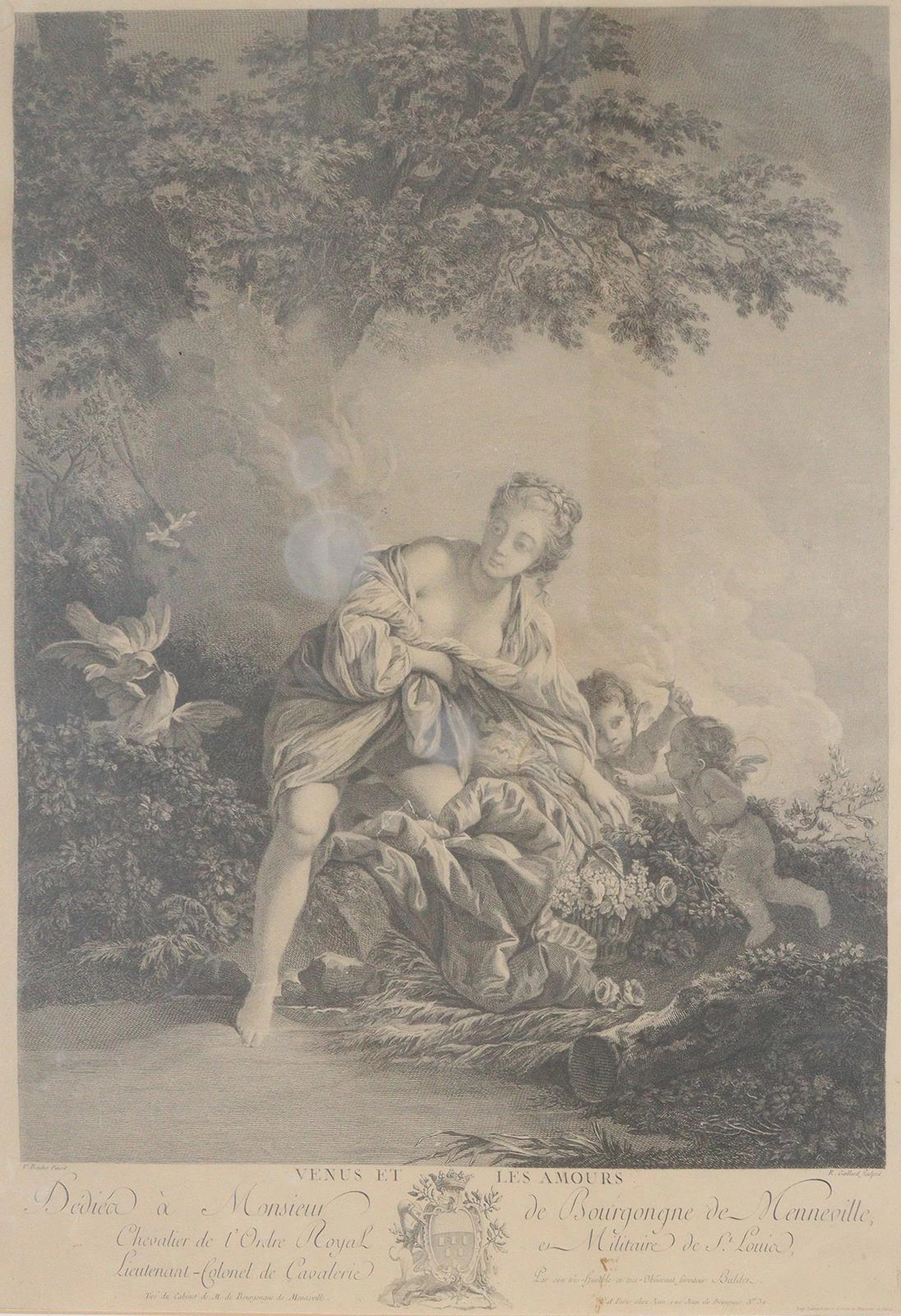 Mouchet, Fracois-Nicolas (1750 Gray 1814) nach. Le Larcin d'Amour.