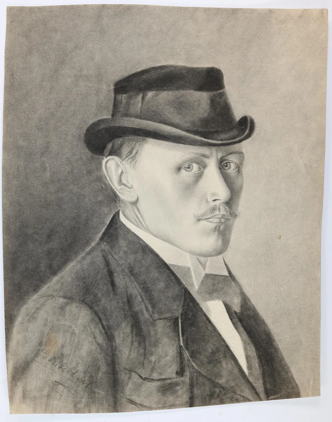 Dohns, Hugo (1870 Karlsruhe 1929). 14 akademische Zeichnungen. Verschiedene
