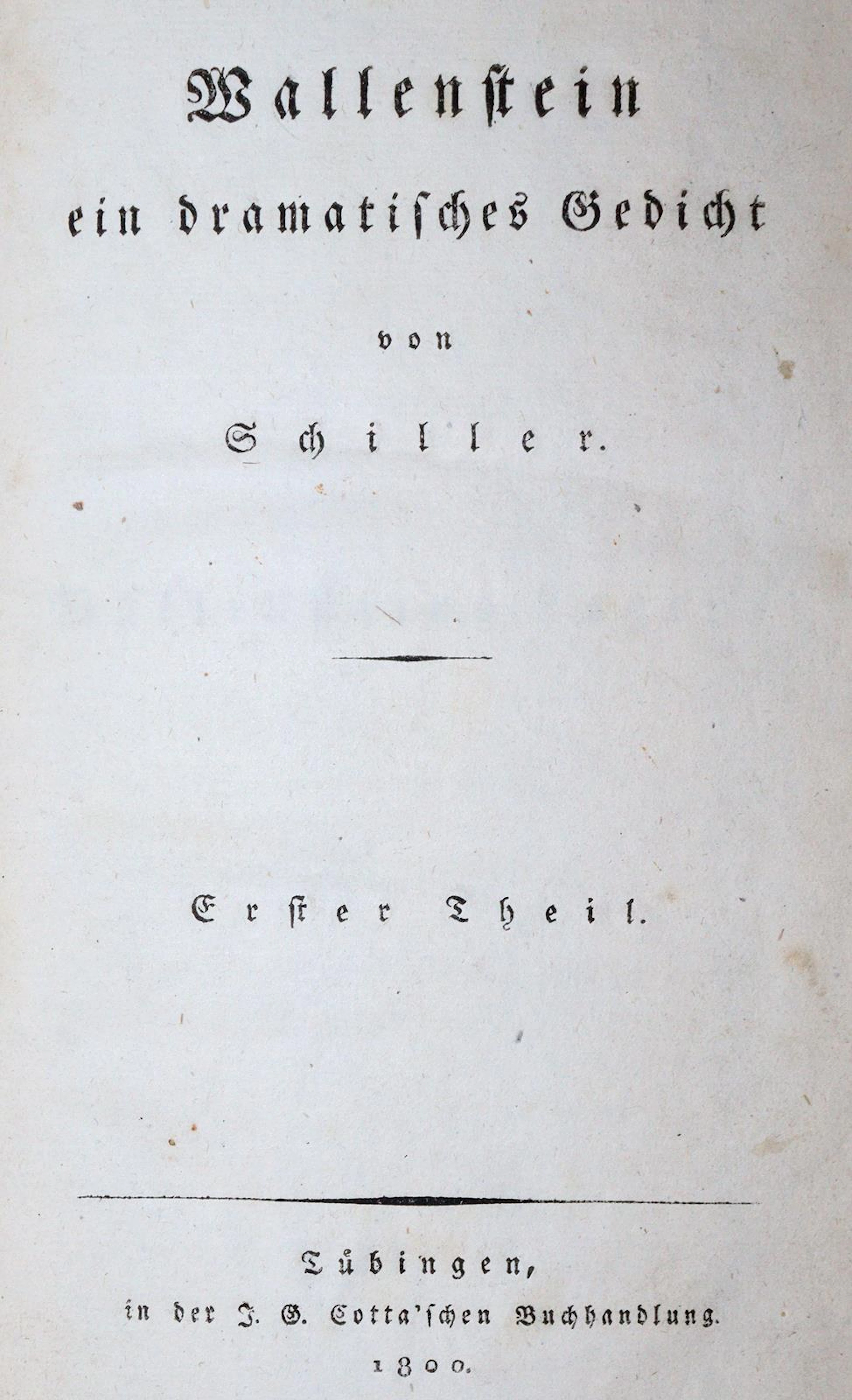Schiller,F.v. Wallenstein