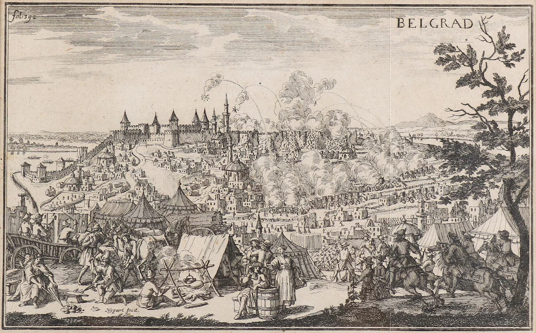Nypoort, Justus van den (ca. 1625 Utrecht - nach 1692). Belagerung