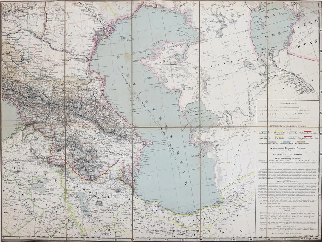Kiepert,H. Karte des Russischen Reichs in Europa in 6 Blättern. 3.