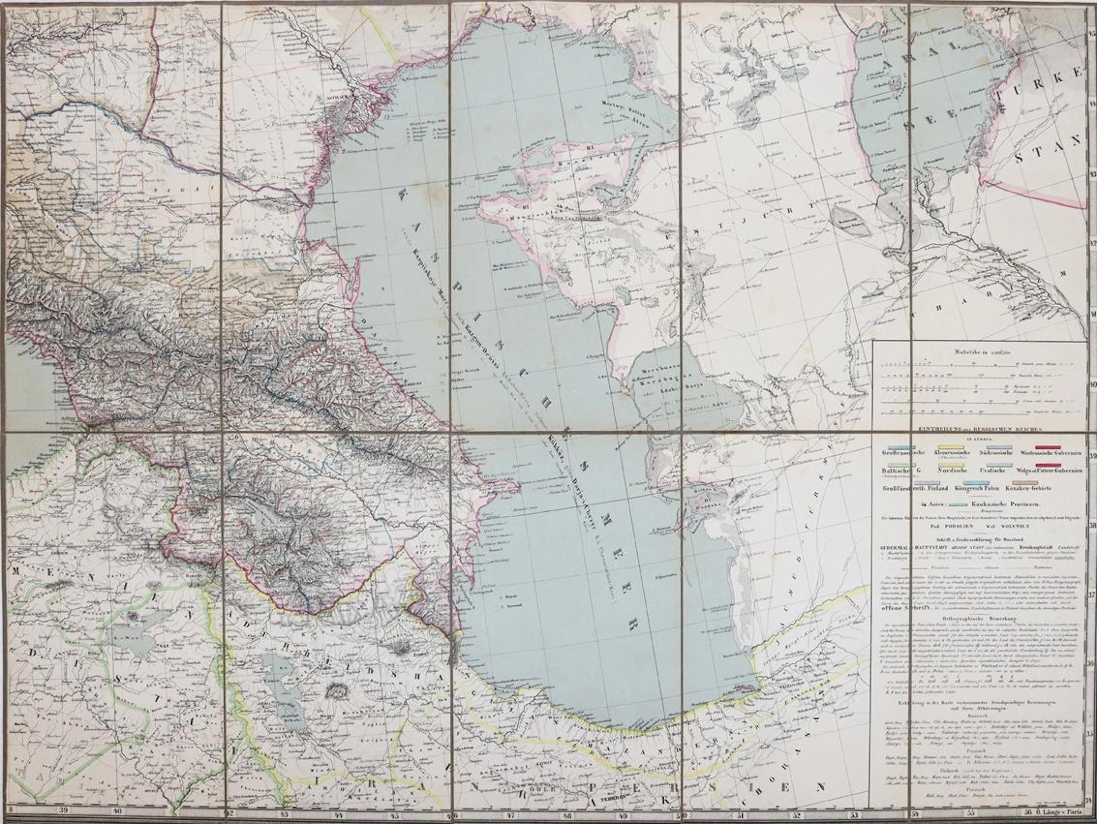 Kiepert,H. Karte des Russischen Reichs in Europa in 6 Blättern. 3.