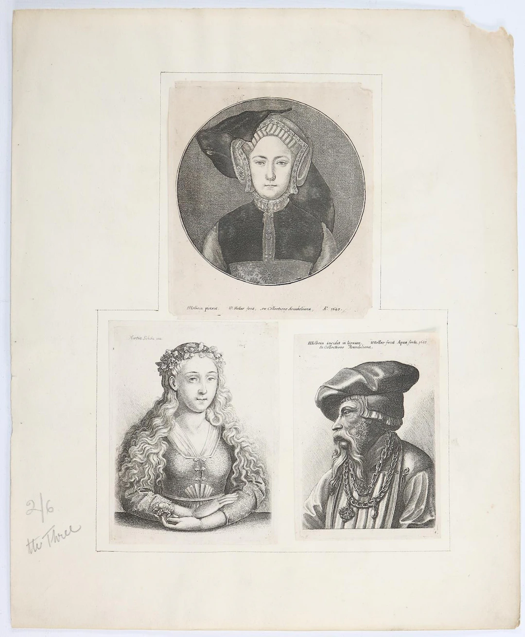 Hollar, Wenzel (1607 Prag - London 1677). Katharina von Aragon u.