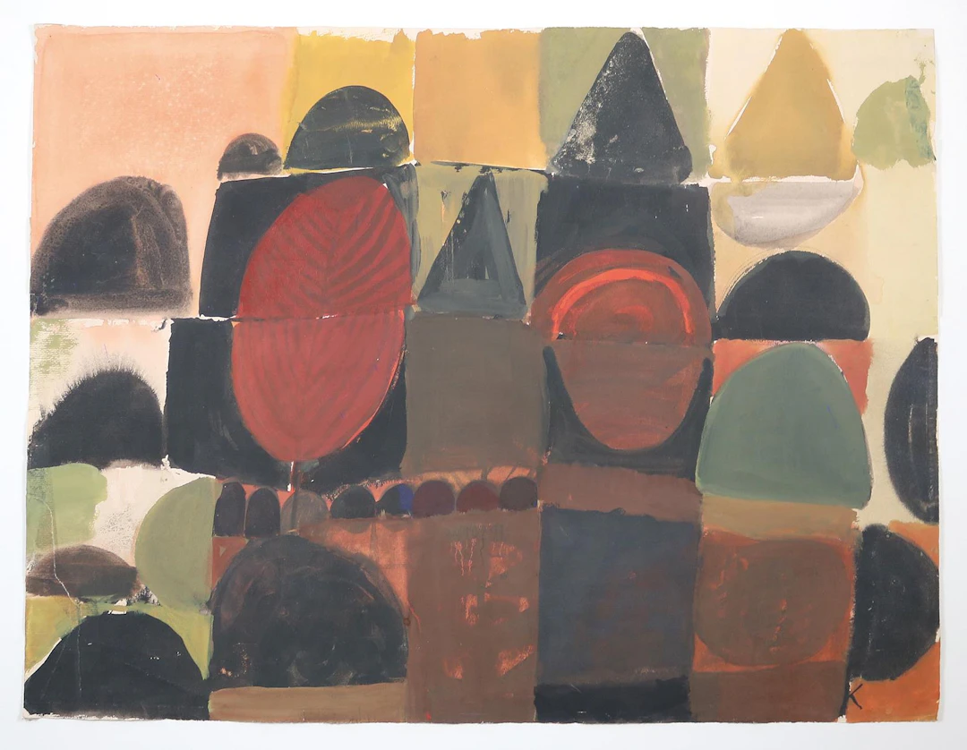 Kögler, Harry (1921 Rodersdorf - Karlsruhe 1999). Ohne Titel (Südfrankreich